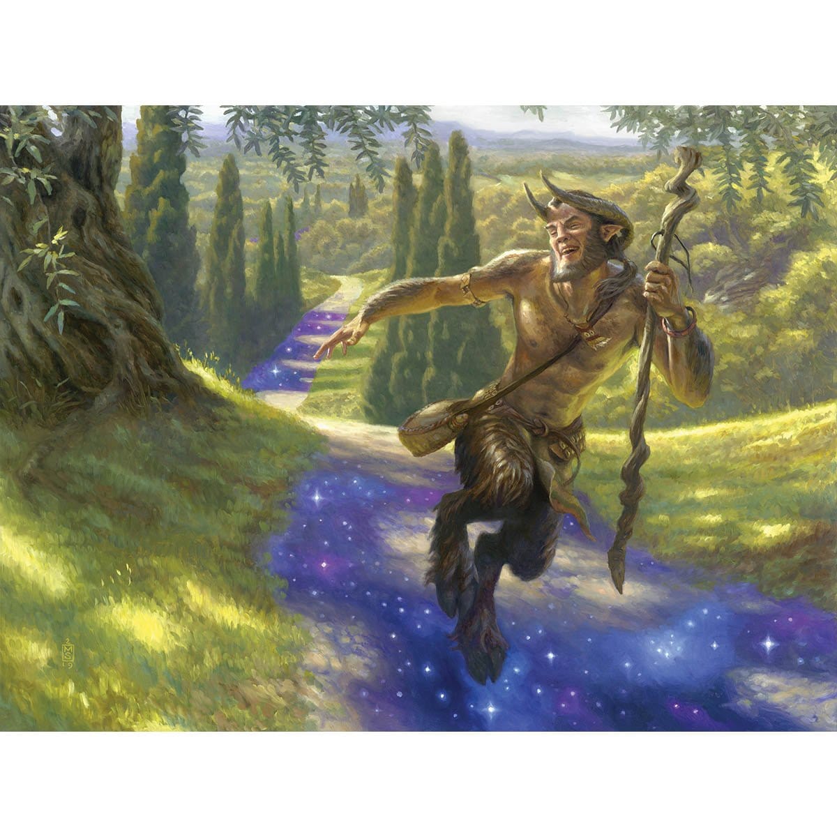 Nessian Wanderer Print - Print - Original Magic Art - Accessories for Magic the Gathering and other card games