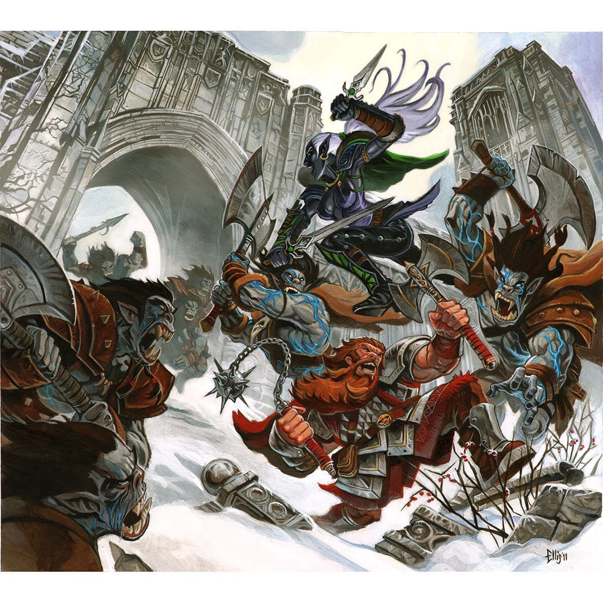 Neverwinter Print - Print - Original Magic Art - Accessories for Magic the Gathering and other card games