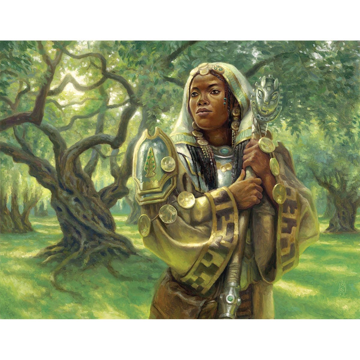 Noble Hierarch Print - Print - Original Magic Art - Accessories for Magic the Gathering and other card games