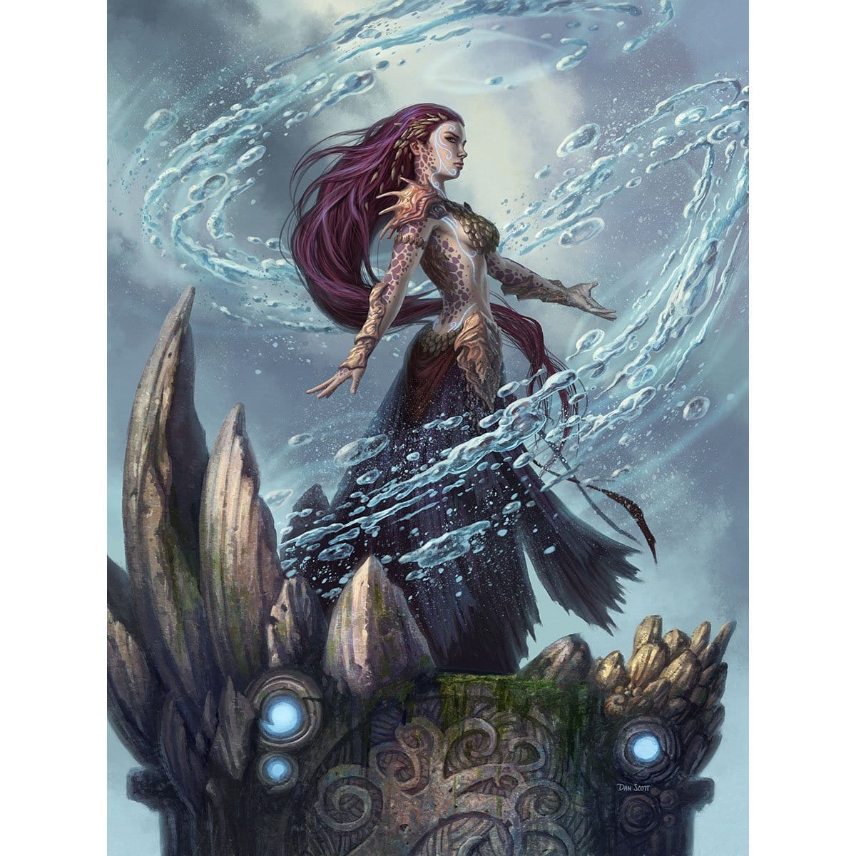 mtg card art prints Fathom Mage Print