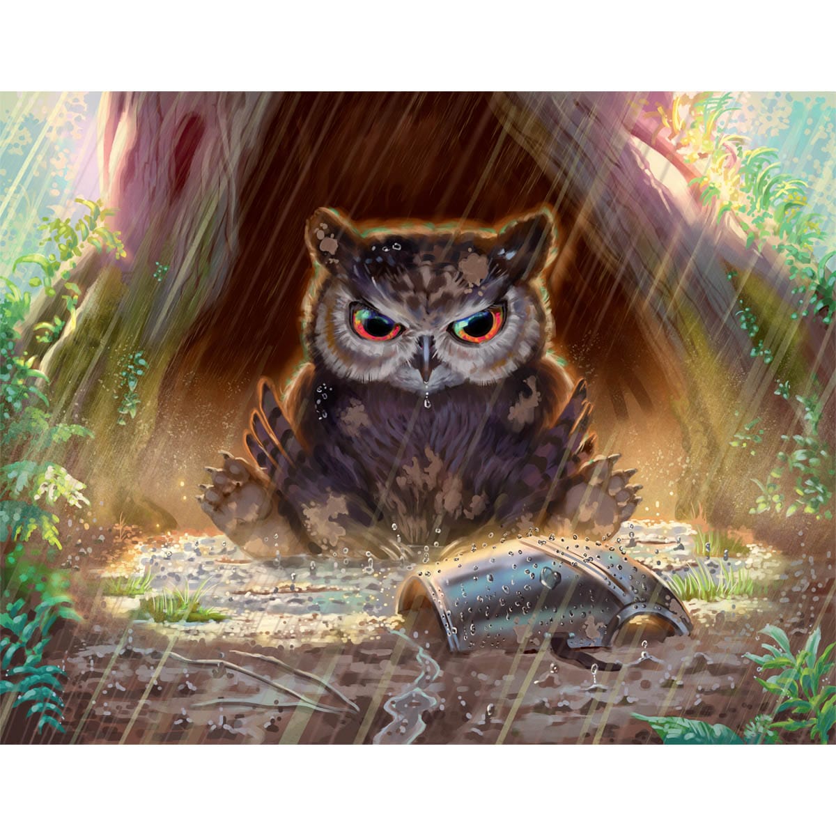 Owlbear Cub Print