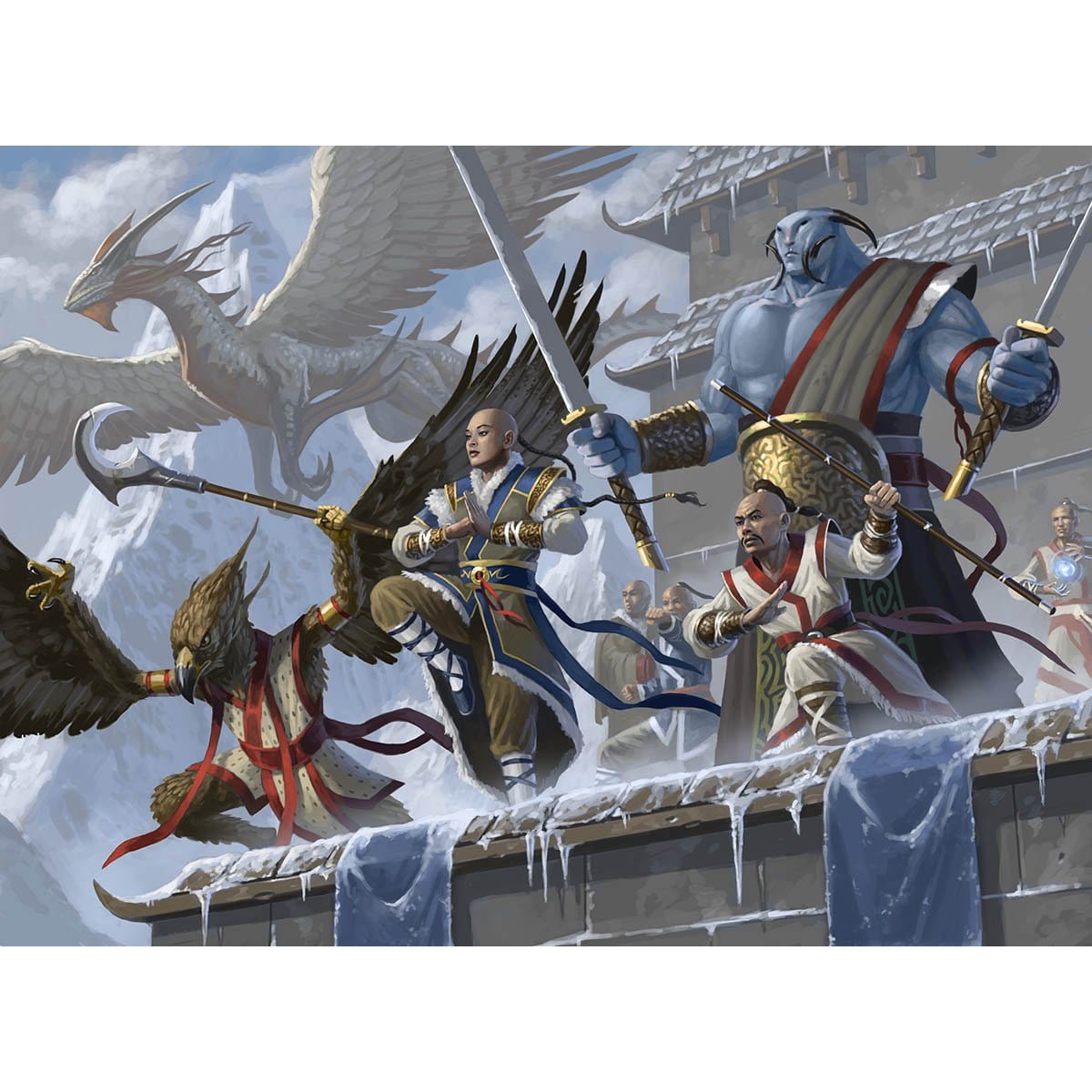 Ojutai&#39;s Command Print - Print - Original Magic Art - Accessories for Magic the Gathering and other card games