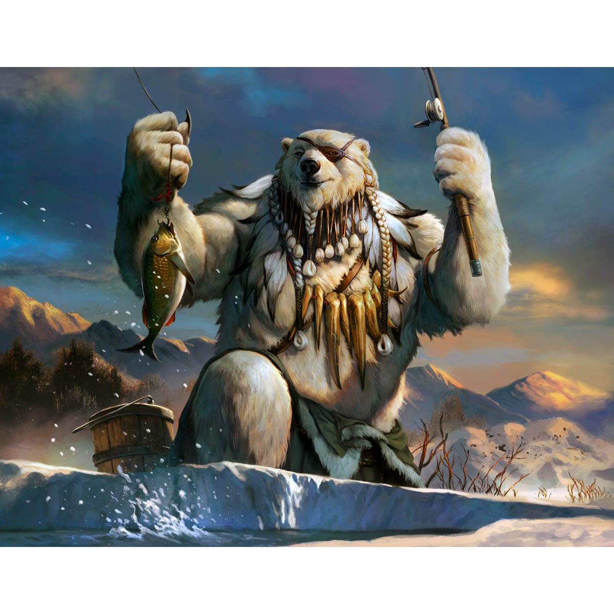 Werebear Ursula Portraits (yes, Both Are Ursula, The Werebear Girl)