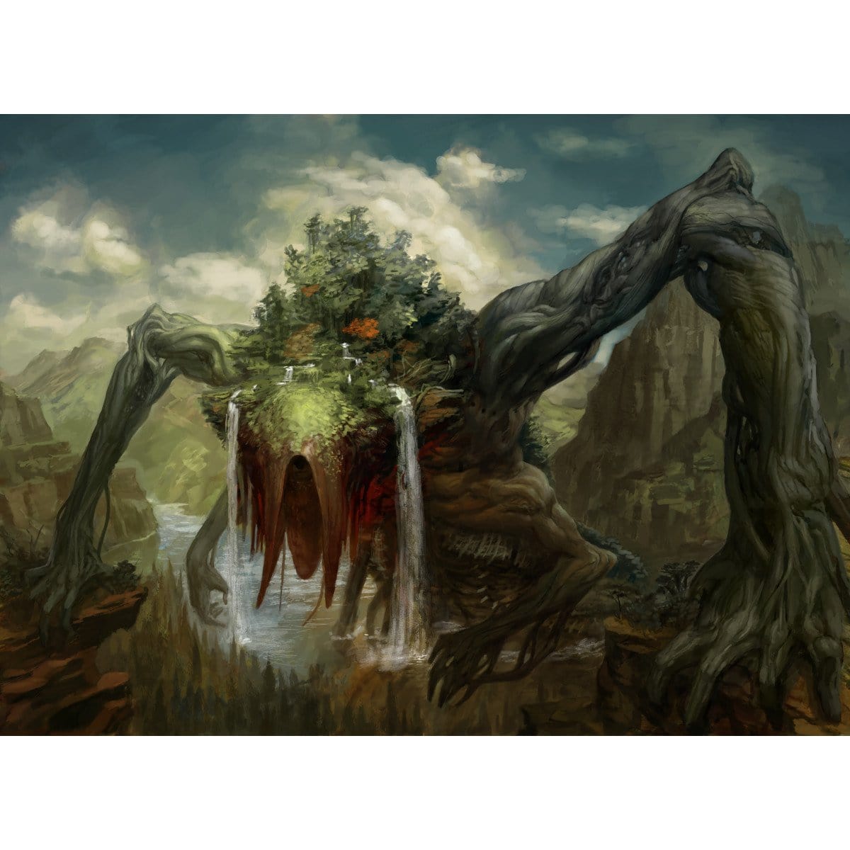 Animar, Soul of Elements Print - Print - Original Magic Art - Accessories for Magic the Gathering and other card games