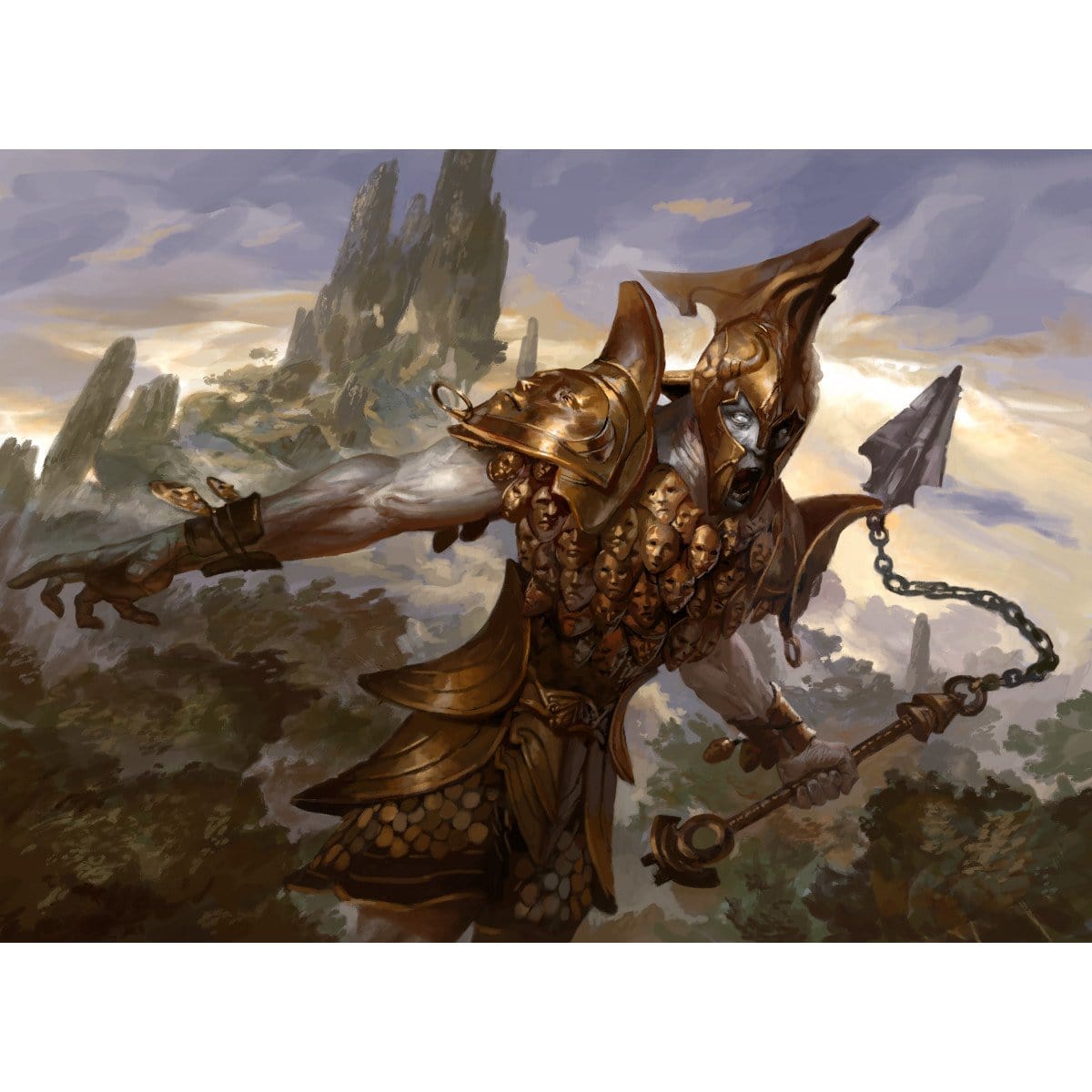Erebos&#39;s Titan Print - Print - Original Magic Art - Accessories for Magic the Gathering and other card games