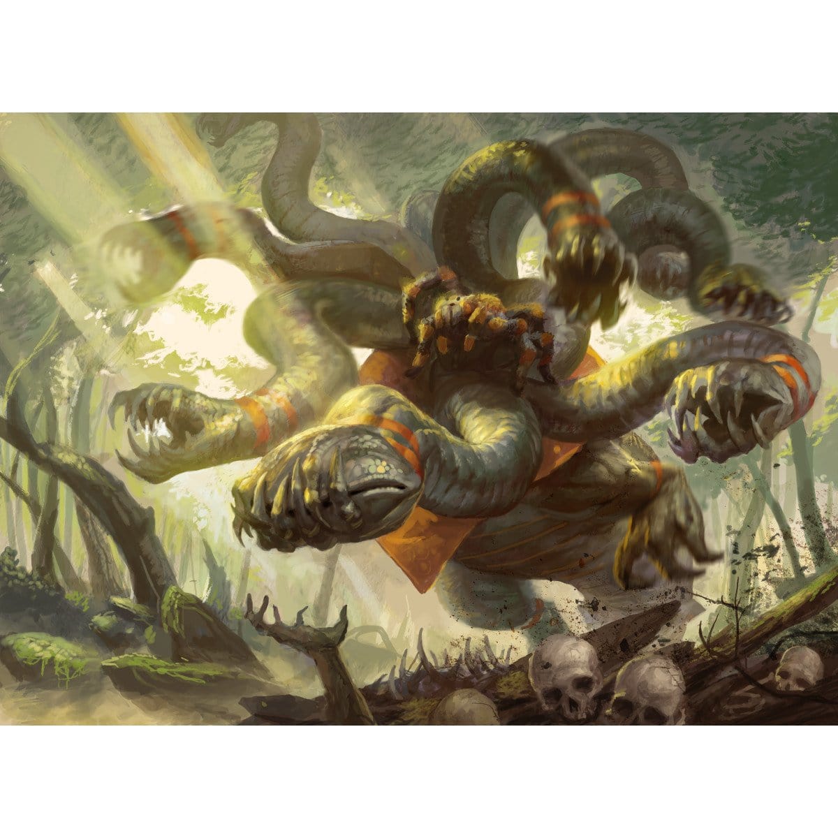 Genesis Hydra Print - Print - Original Magic Art - Accessories for Magic the Gathering and other card games