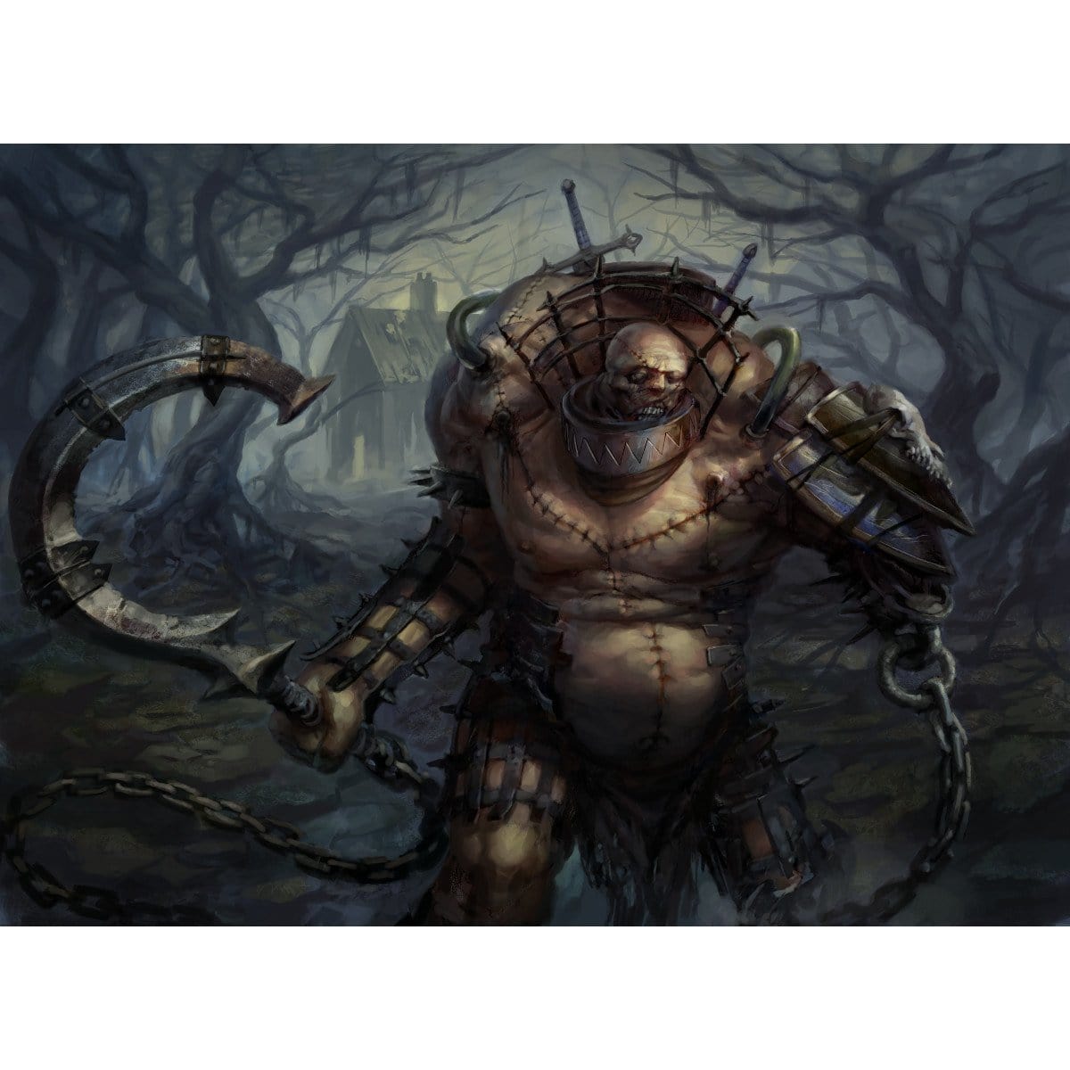 Grimgrin, Corpse-Born Print - Print - Original Magic Art - Accessories for Magic the Gathering and other card games
