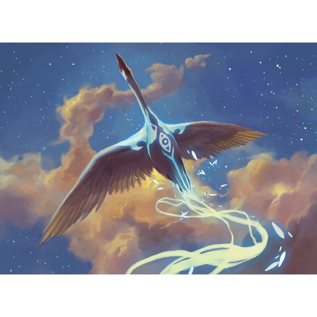 Swan Song Print - Print - Original Magic Art - Accessories for Magic the Gathering and other card games