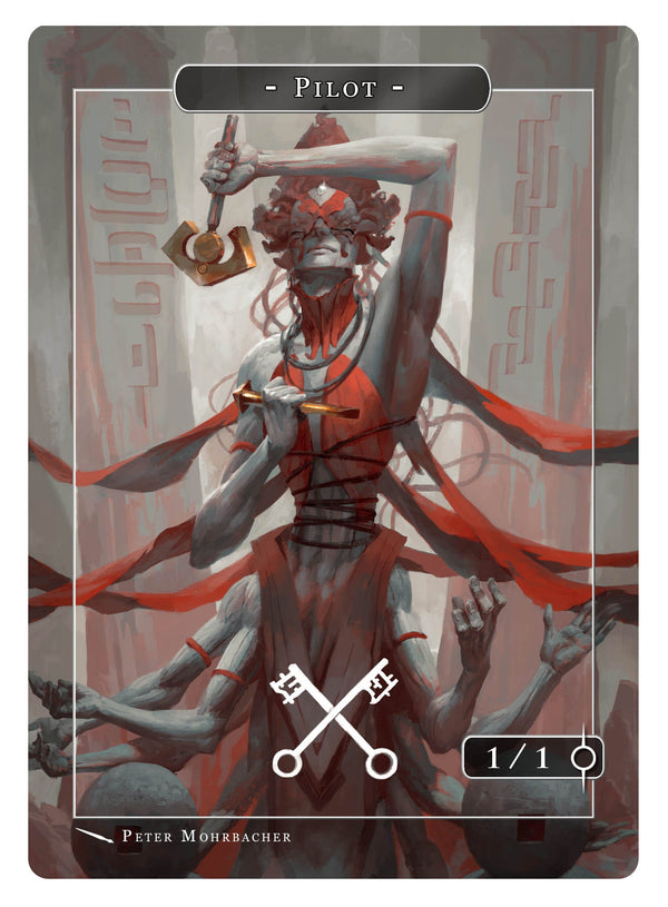 Pilot Token (1/1) by Peter Mohrbacher