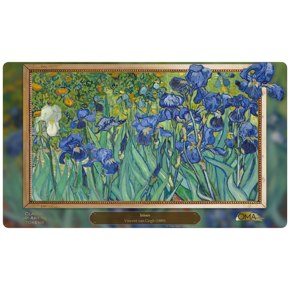 Plant Playmat by Vincent van Gogh - Playmat - Original Magic Art - Accessories for Magic the Gathering and other card games