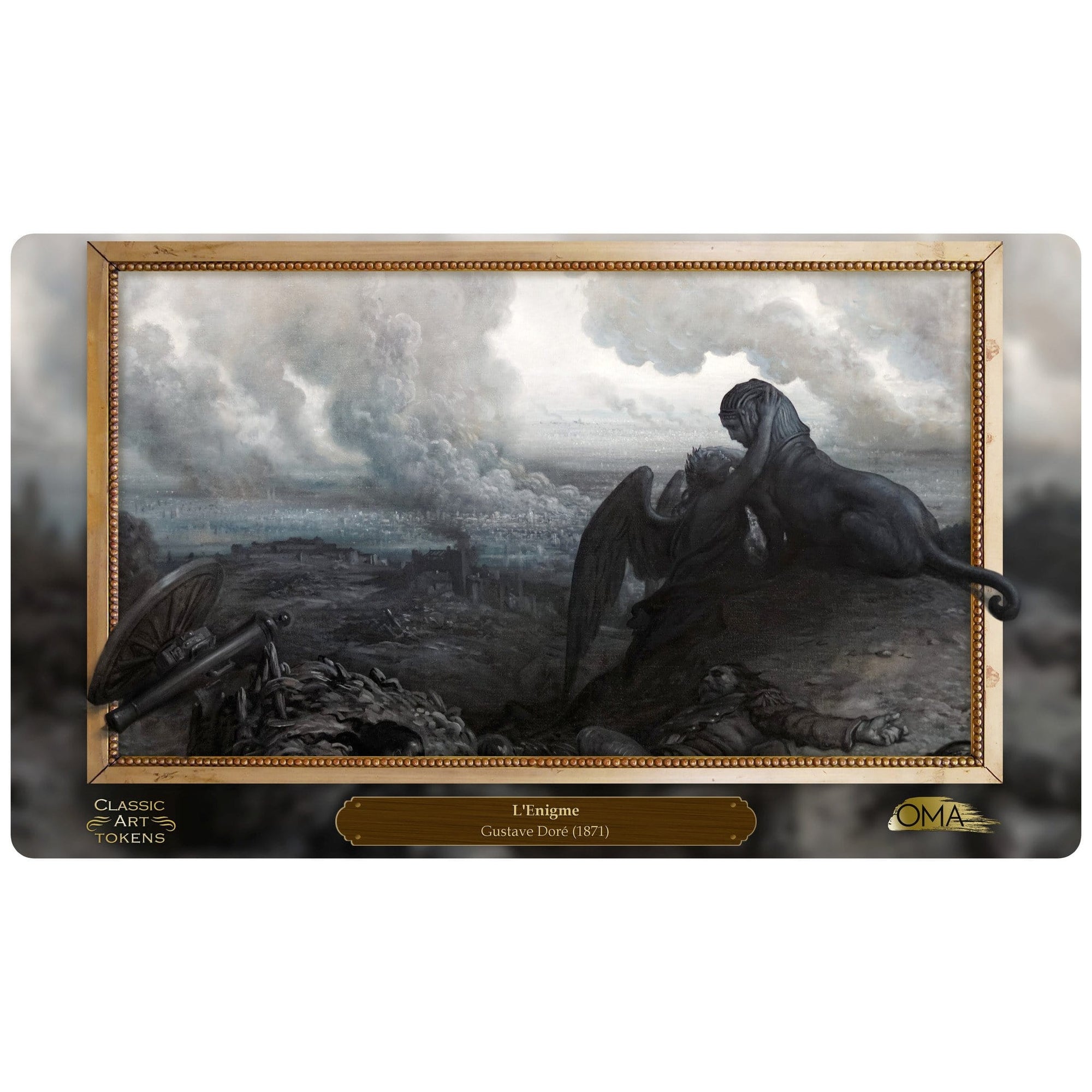 Carnage Playmat by Gustave Doré - Playmat - Original Magic Art - Accessories for Magic the Gathering and other card games