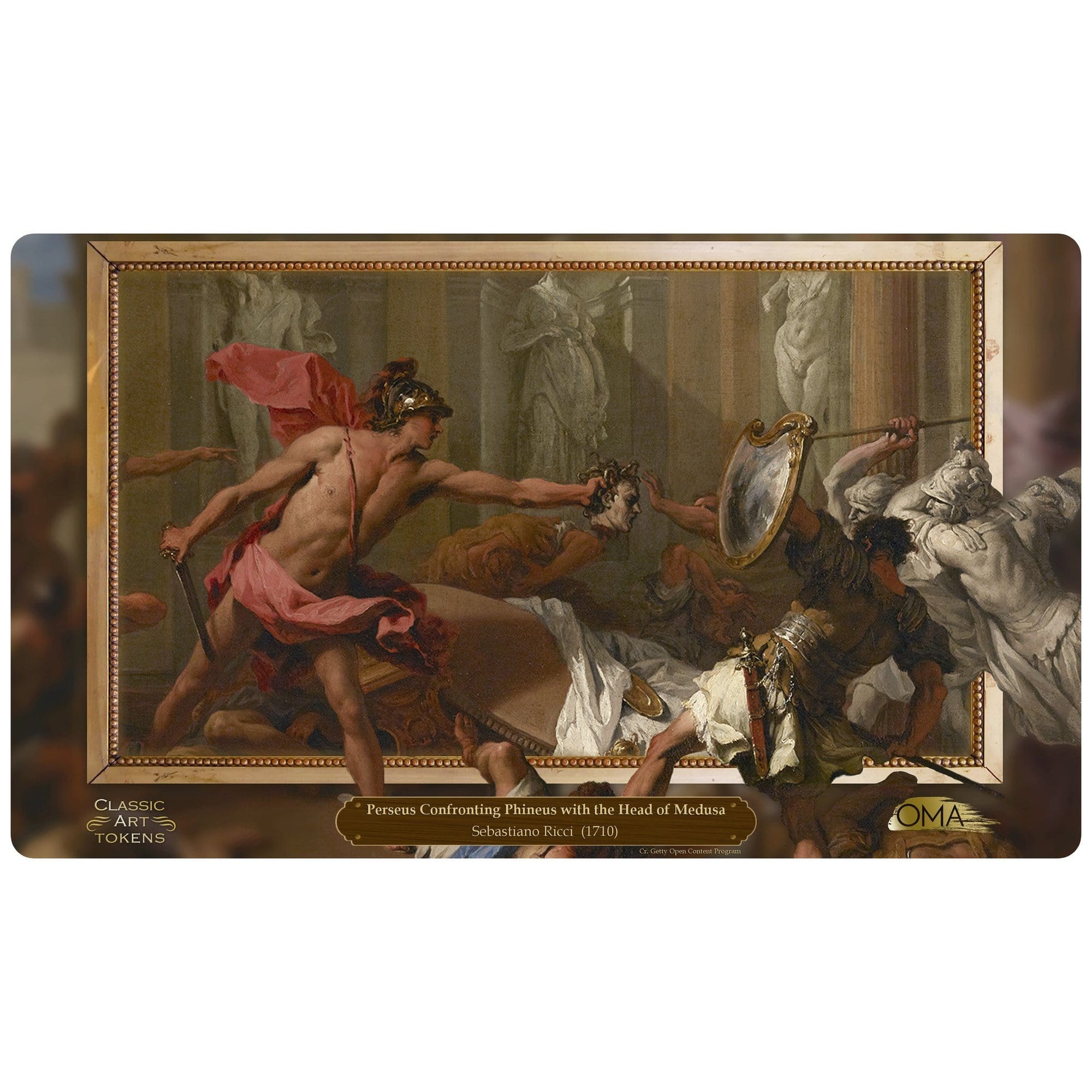 Petrification Playmat by Sebastiano Ricci - Playmat - Original Magic Art - Accessories for Magic the Gathering and other card games