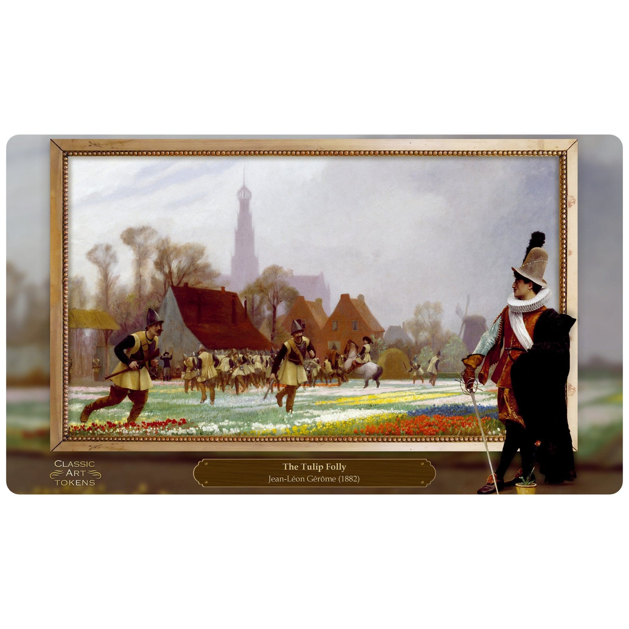 Soldier Playmat by Jean-Léon Gérôme - Playmat - Original Magic Art - Accessories for Magic the Gathering and other card games