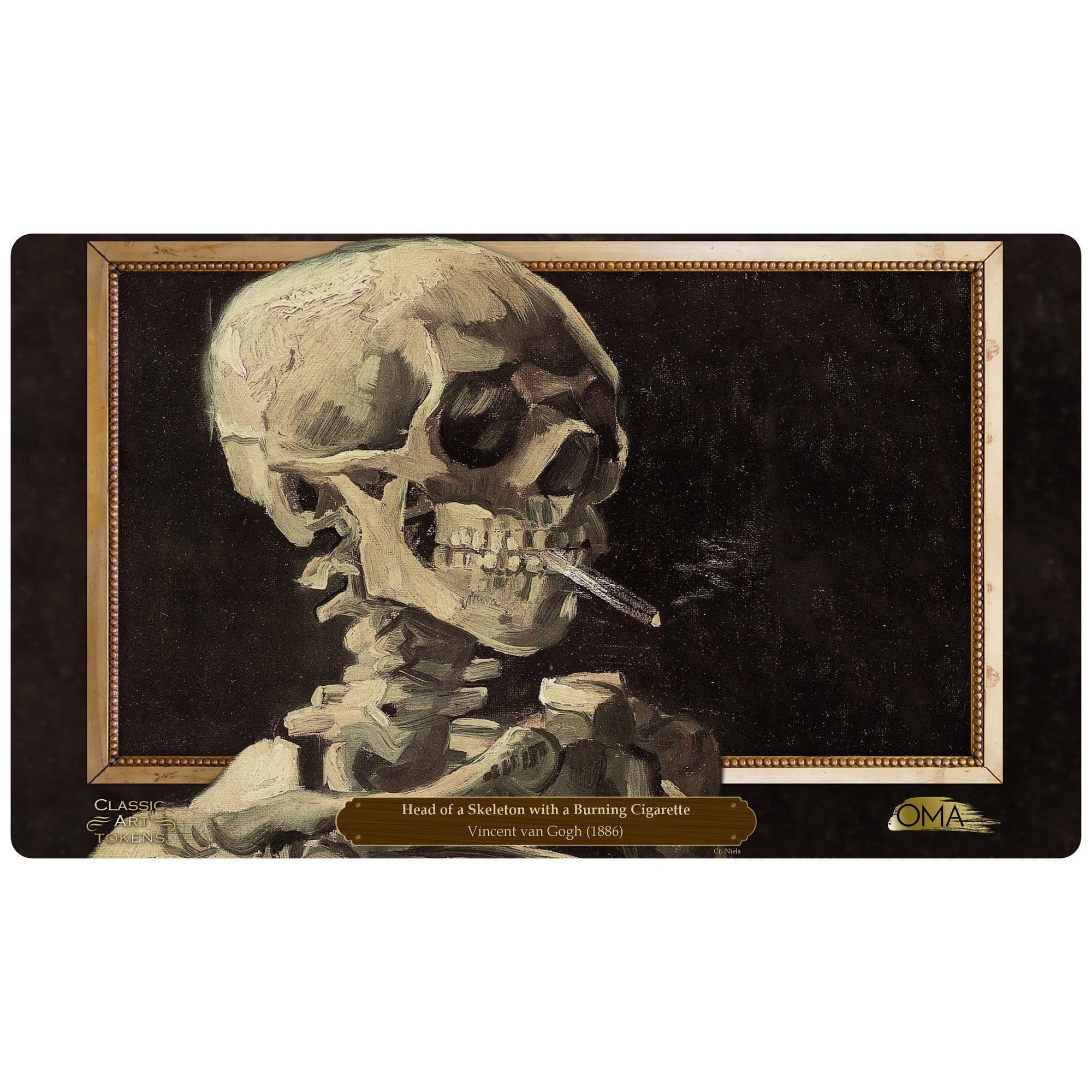 Zombie Playmat by Vincent van Gogh - Playmat - Original Magic Art - Accessories for Magic the Gathering and other card games