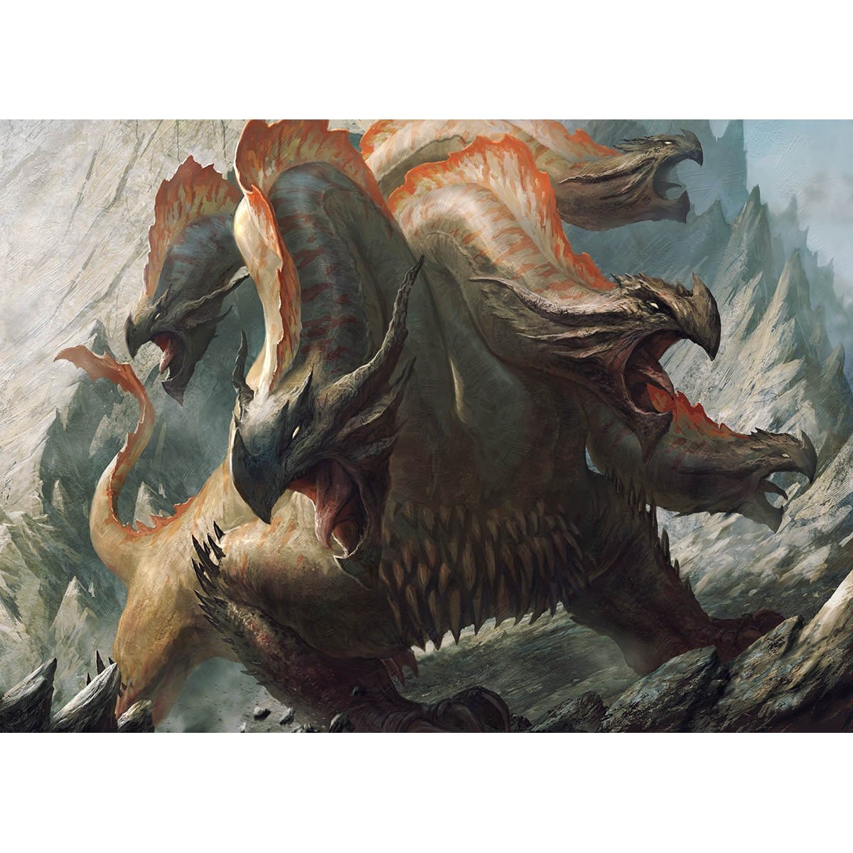 Polukranos, World Eater Print - Print - Original Magic Art - Accessories for Magic the Gathering and other card games