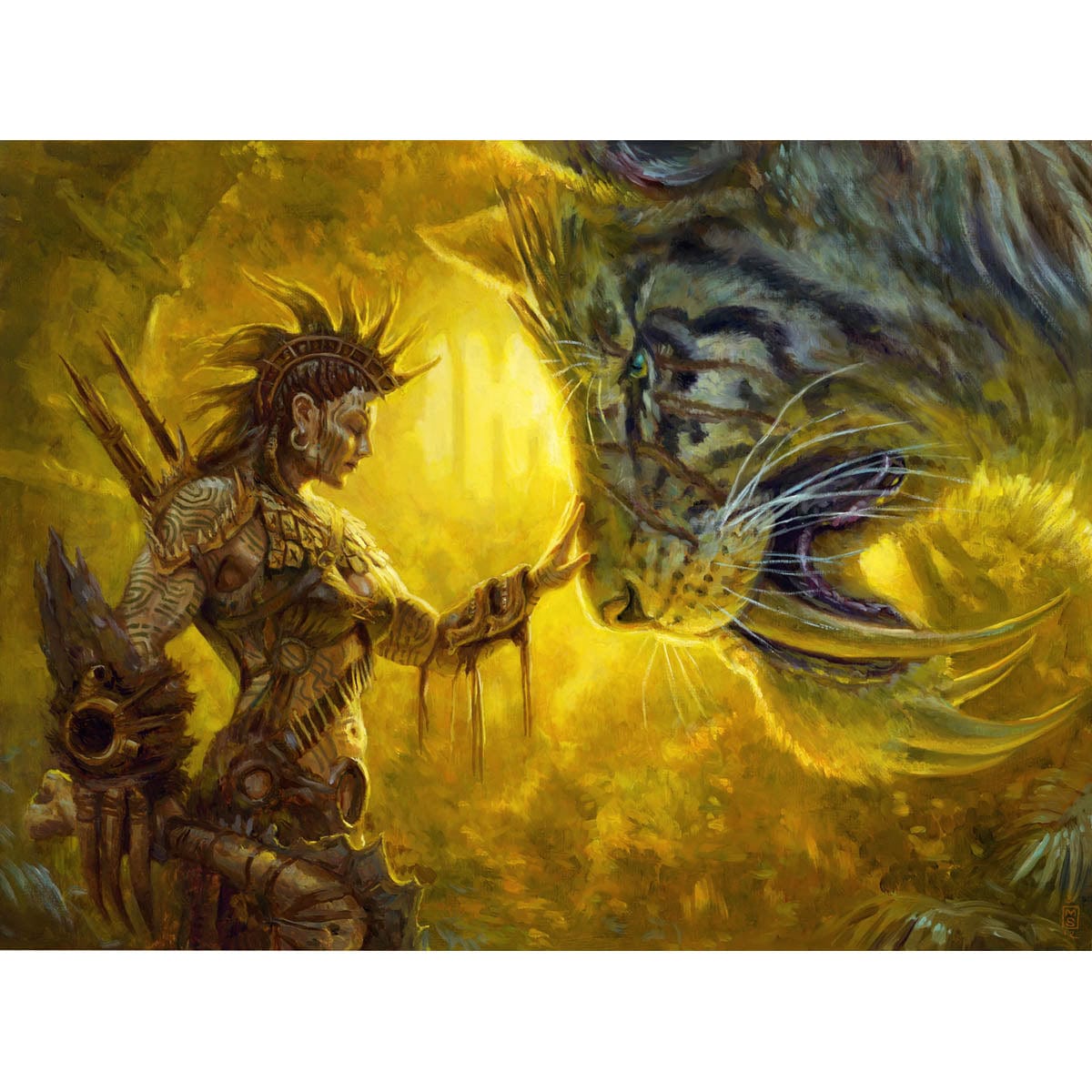 Predators Rapport Predator's Rapport Print - Original Magic Art