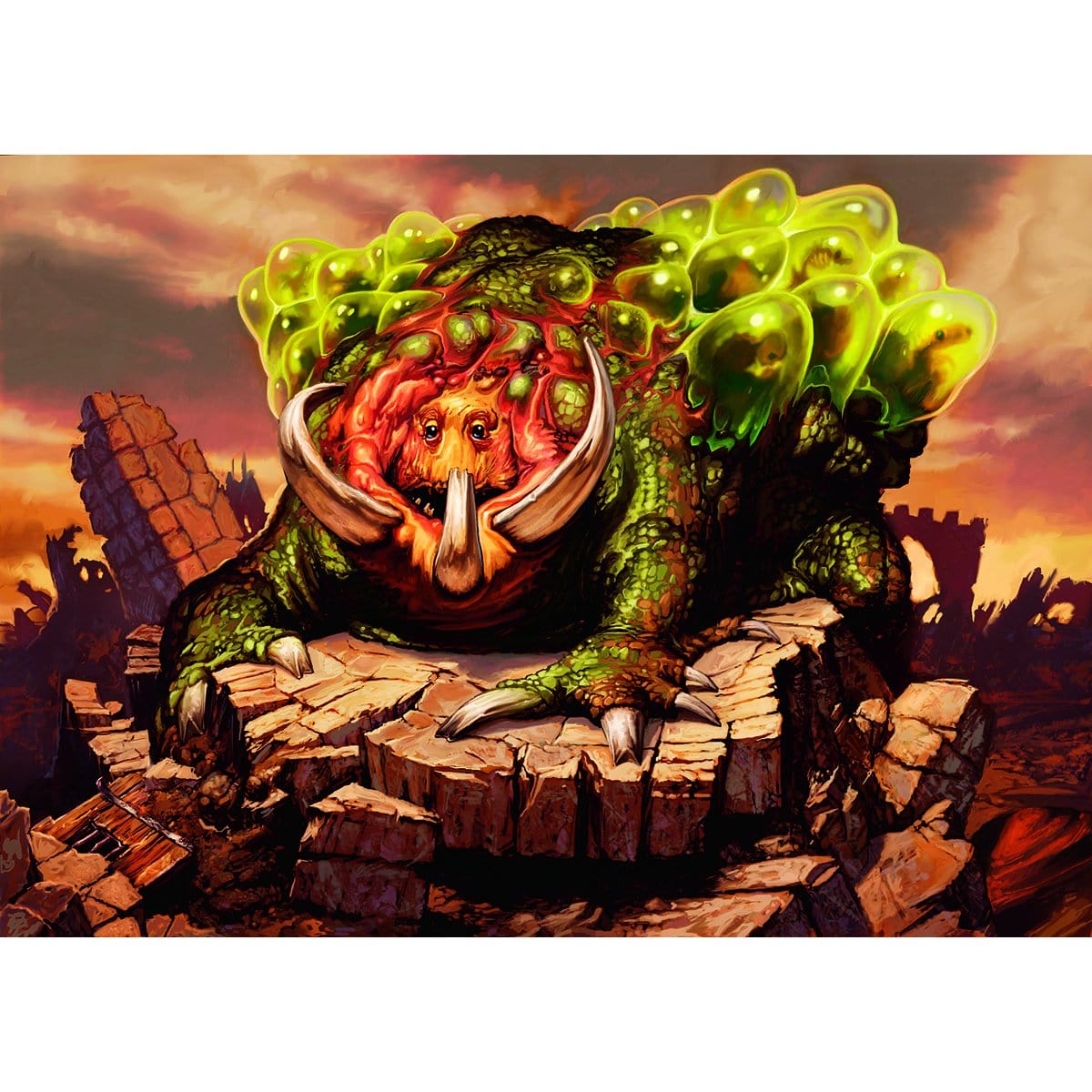 Protean Hulk Print - Original Magic Art Protean Hulk Print - Original Magic Art