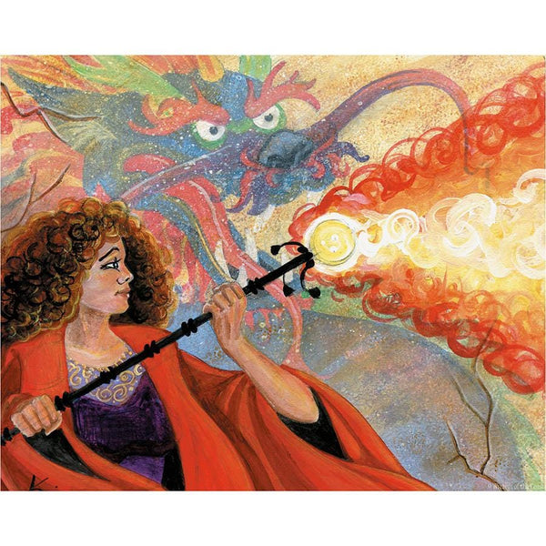 Pyroblast Print (Limited Edition) - Original Magic Art