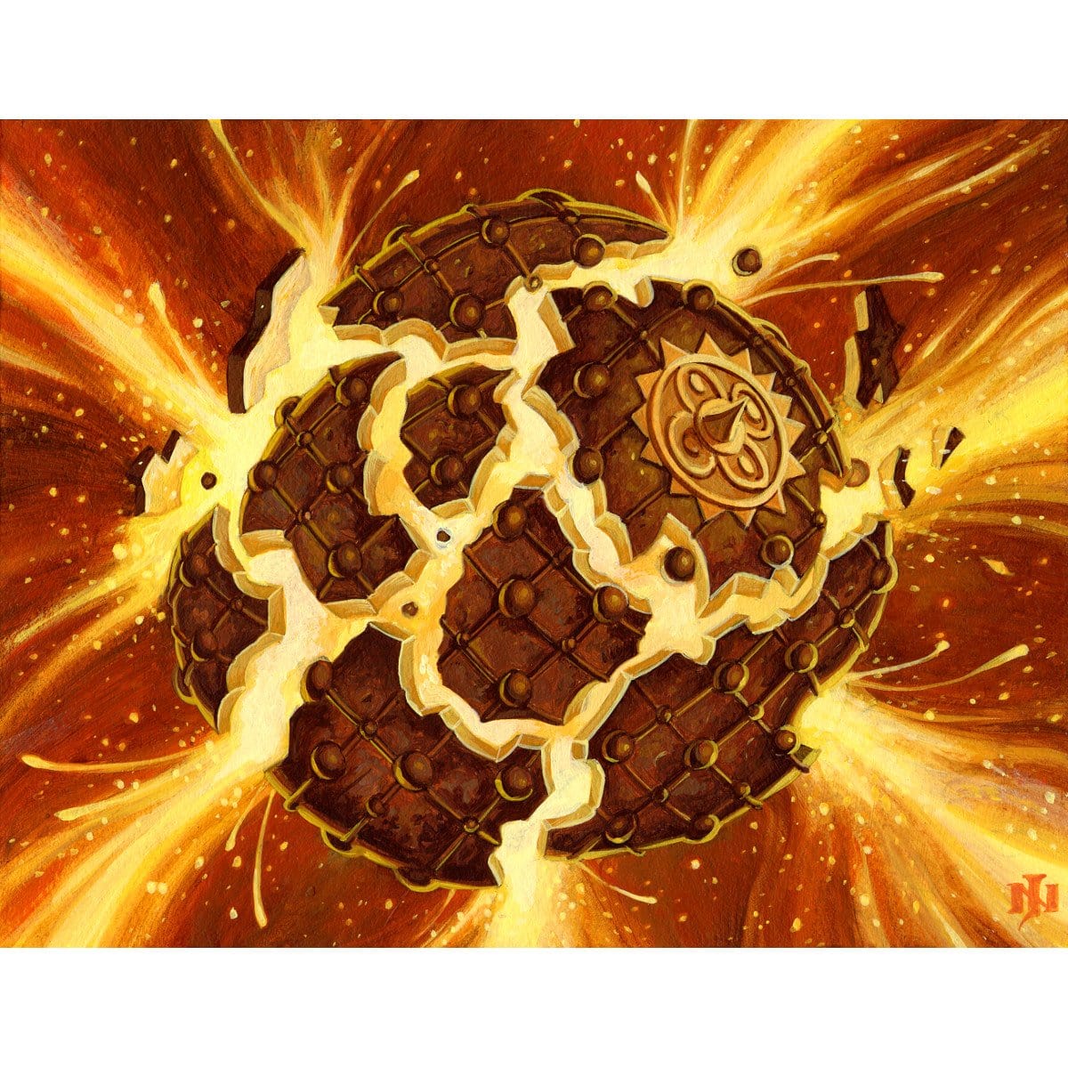 Pyrite Spellbomb Print - Print - Original Magic Art - Accessories for Magic the Gathering and other card games