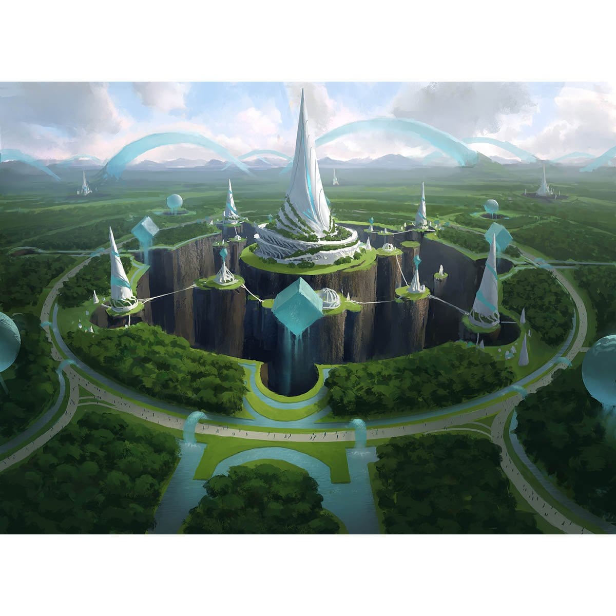 Quandrix Campus Print