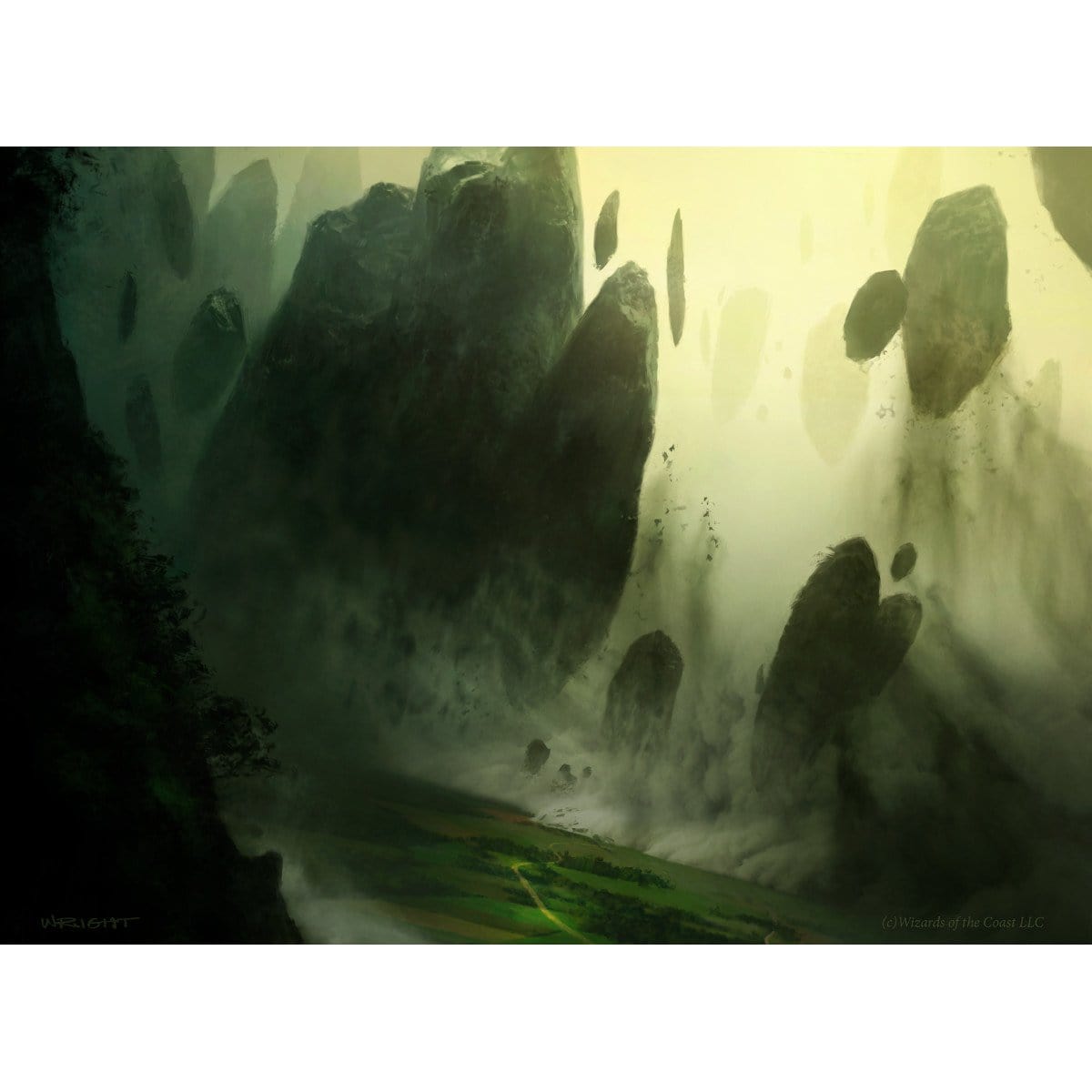 Encroaching Wastes Print - Print - Original Magic Art - Accessories for Magic the Gathering and other card games