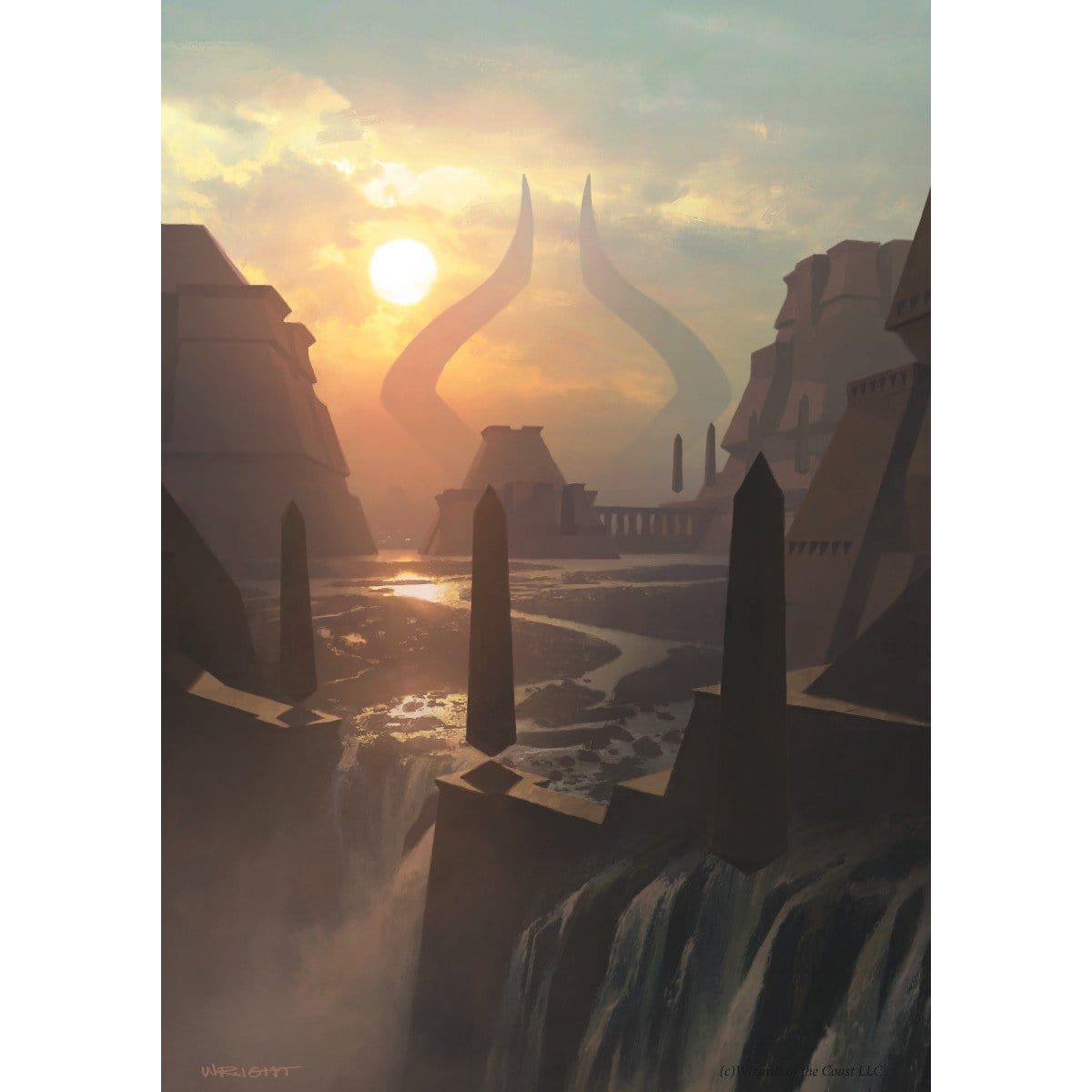 Island (Amonkhet) Print - Original Magic Art Island (Amonkhet) Print - Original Magic Art