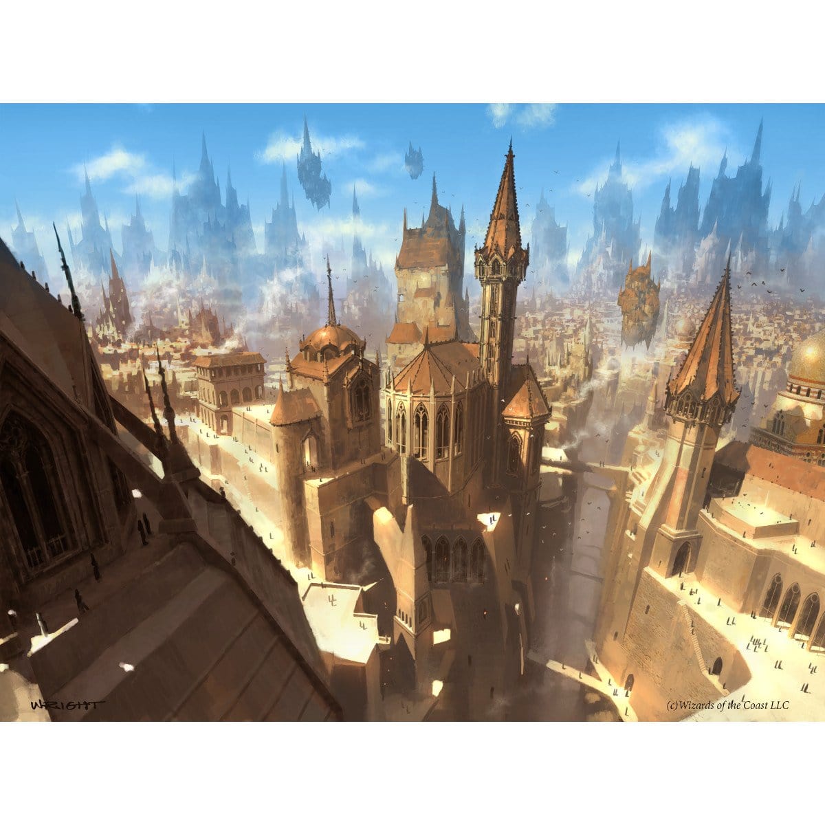 Plains (Ravnica) Print - Original Magic Art Plains (Ravnica) Print - Original Magic Art