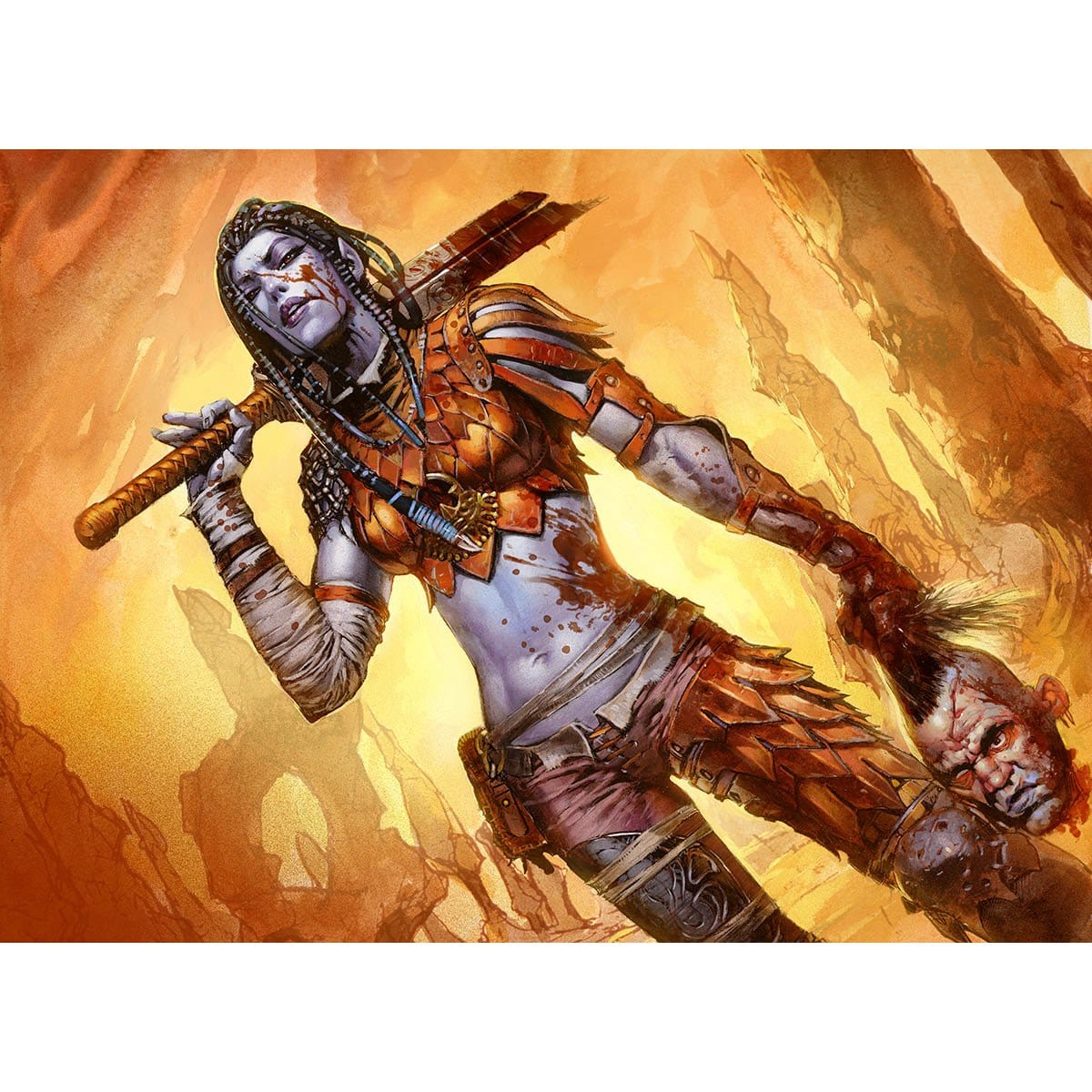 Radha, Heir to Keld Print - Print - Original Magic Art - Accessories for Magic the Gathering and other card games