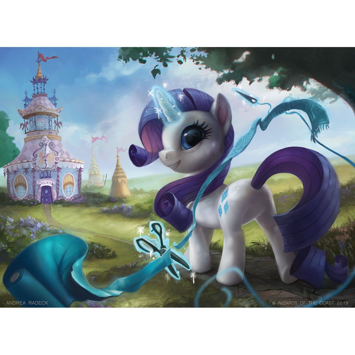 Andrea Radeck Tagged "Legendary Creature" - Original Magic Art Andrea Radeck Tagged "Legendary Creature" - Original Magic Art