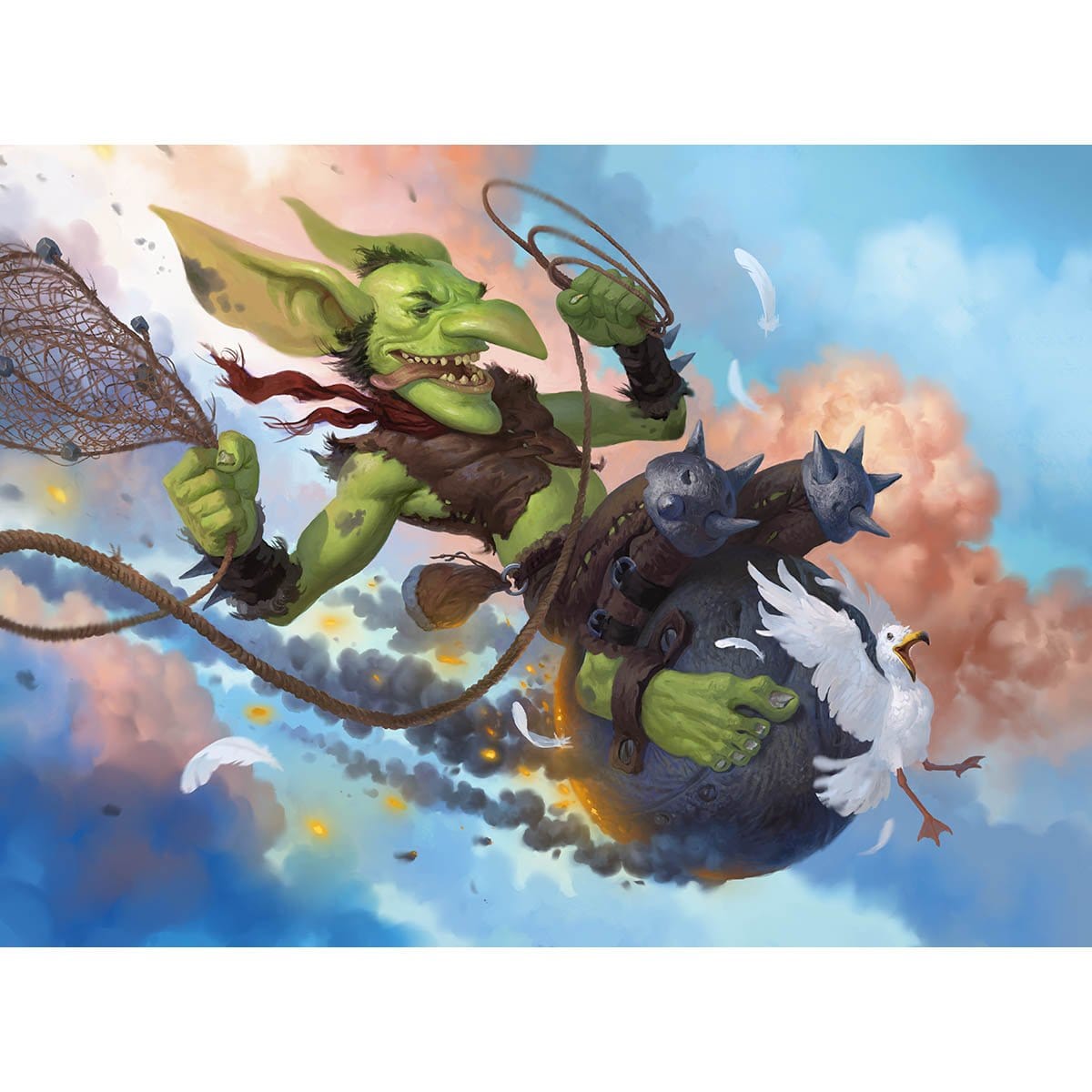 Reckless Air Strike Print - Print - Original Magic Art - Accessories for Magic the Gathering and other card games
