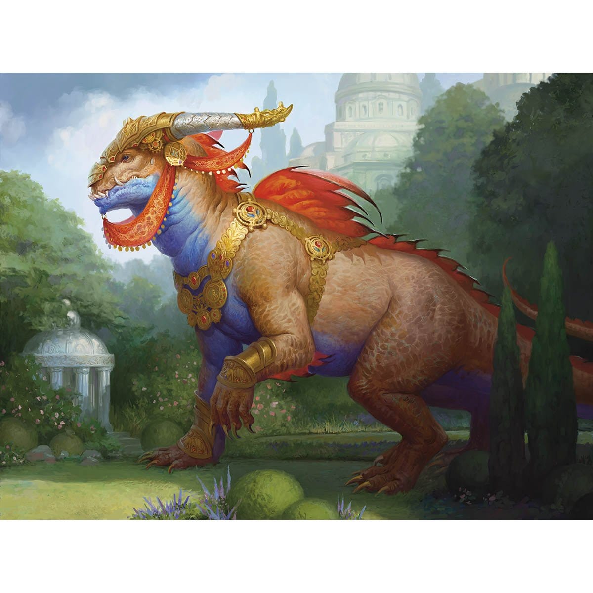 Regal Behemoth Print - Print - Original Magic Art - Accessories for Magic the Gathering and other card games