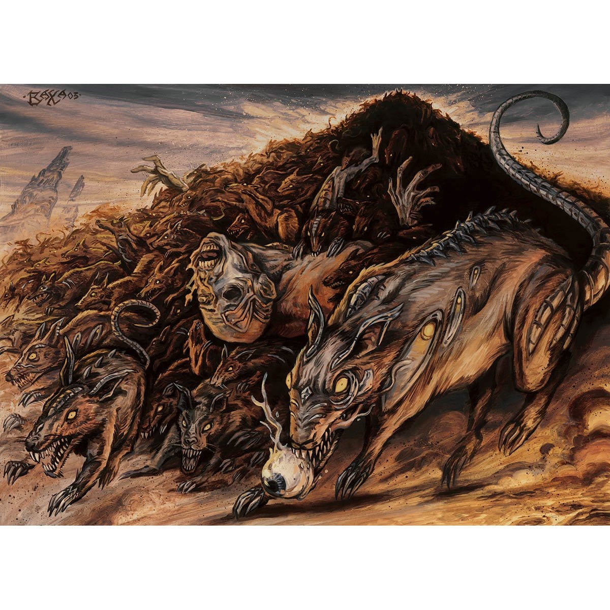 Relentless Rats Print - Original Magic Art Relentless Rats Print - Original Magic Art