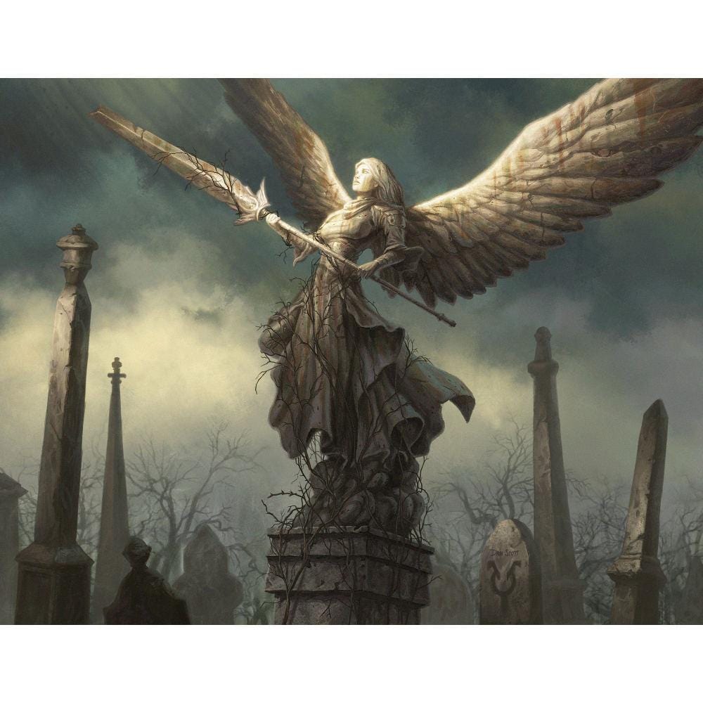 Angel&#39;s Tomb Print - Print - Original Magic Art - Accessories for Magic the Gathering and other card games