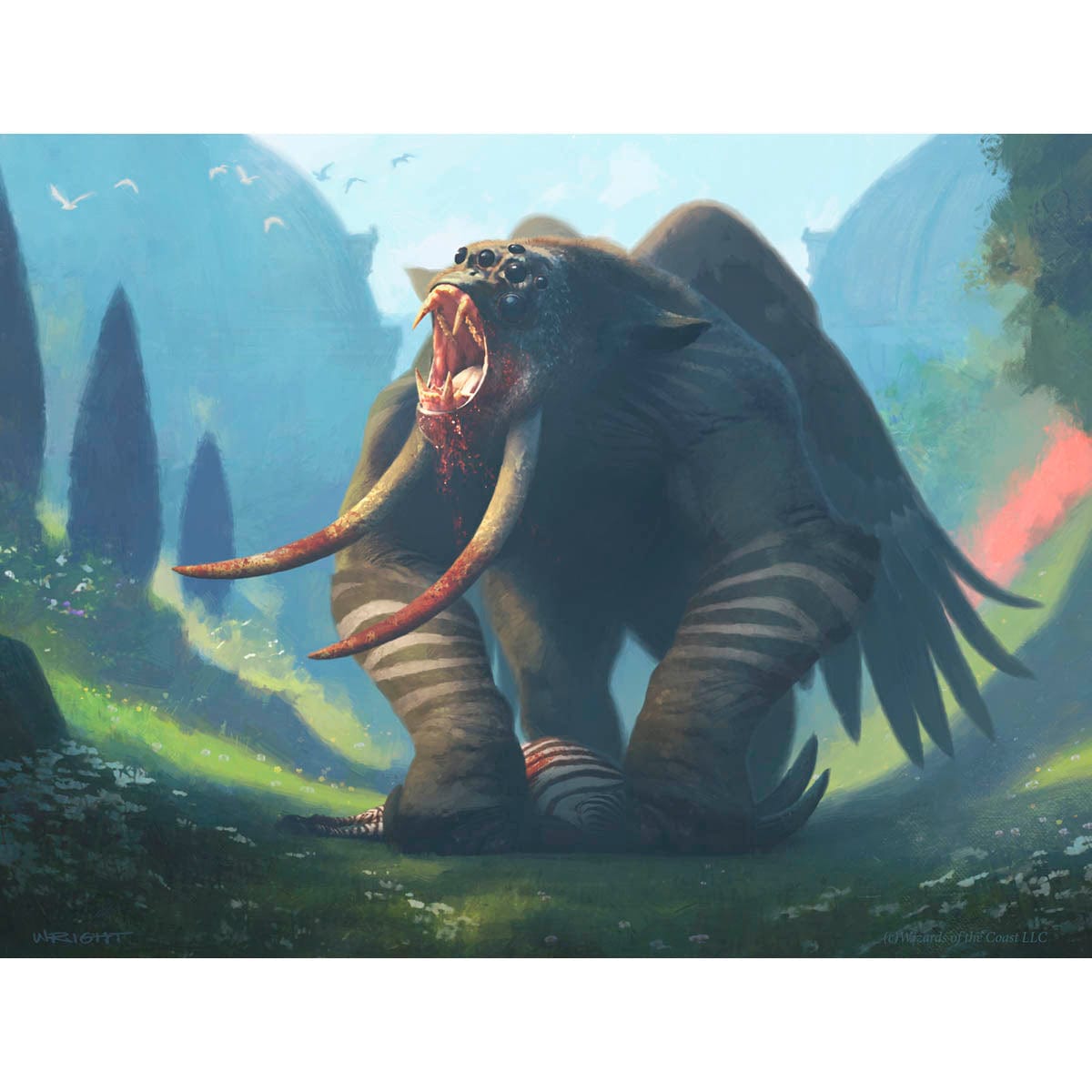 Animus of Predation Print - Original Magic Art