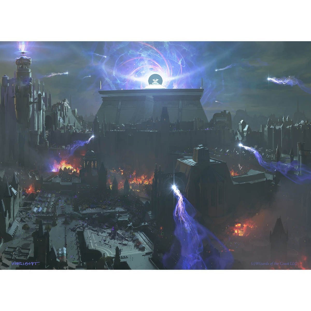 Swamp (War of the Spark) Print - Print - Original Magic Art - Accessories for Magic the Gathering and other card games