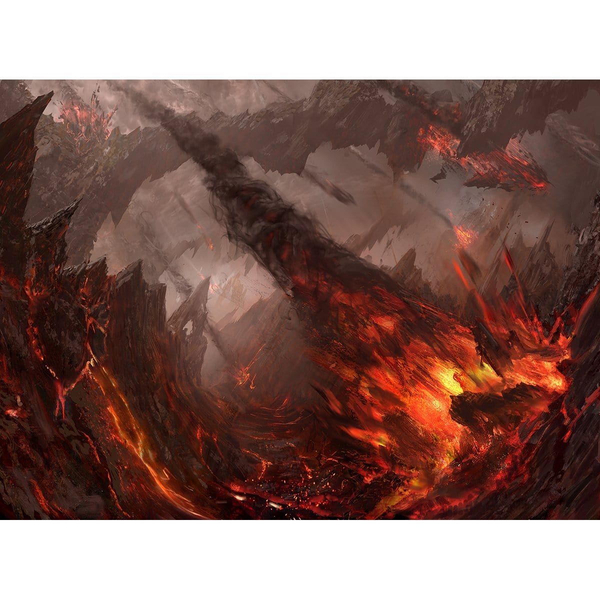 Roil Eruption Print
