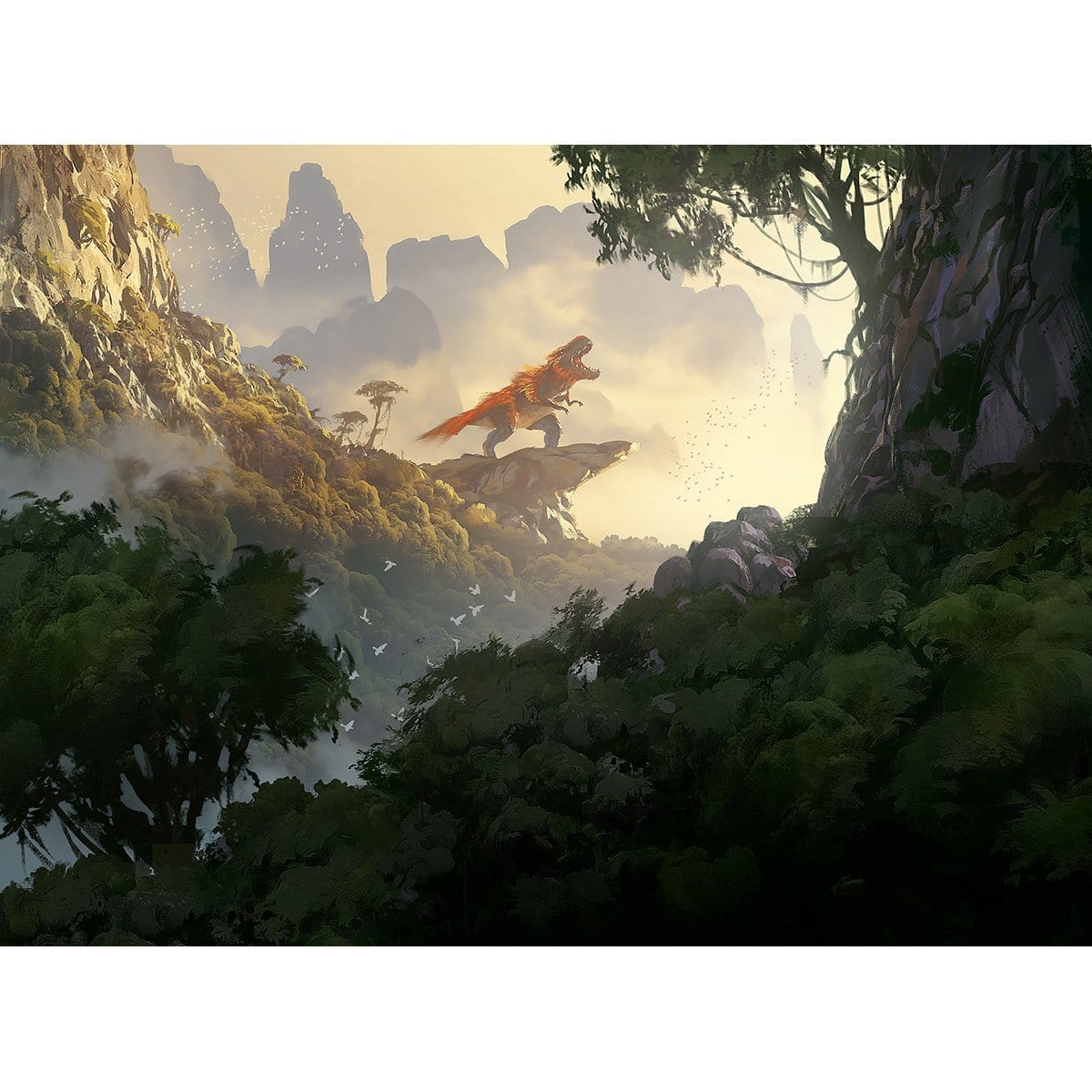 Rootbound Crag Print - Print - Original Magic Art - Accessories for Magic the Gathering and other card games