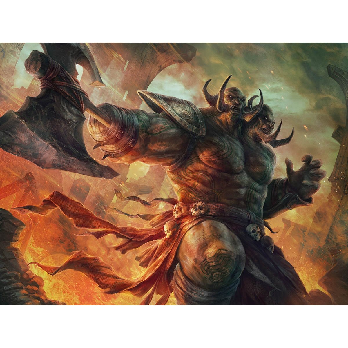 Ruric Thar, the Unbowed Print - Print - Original Magic Art - Accessories for Magic the Gathering and other card games