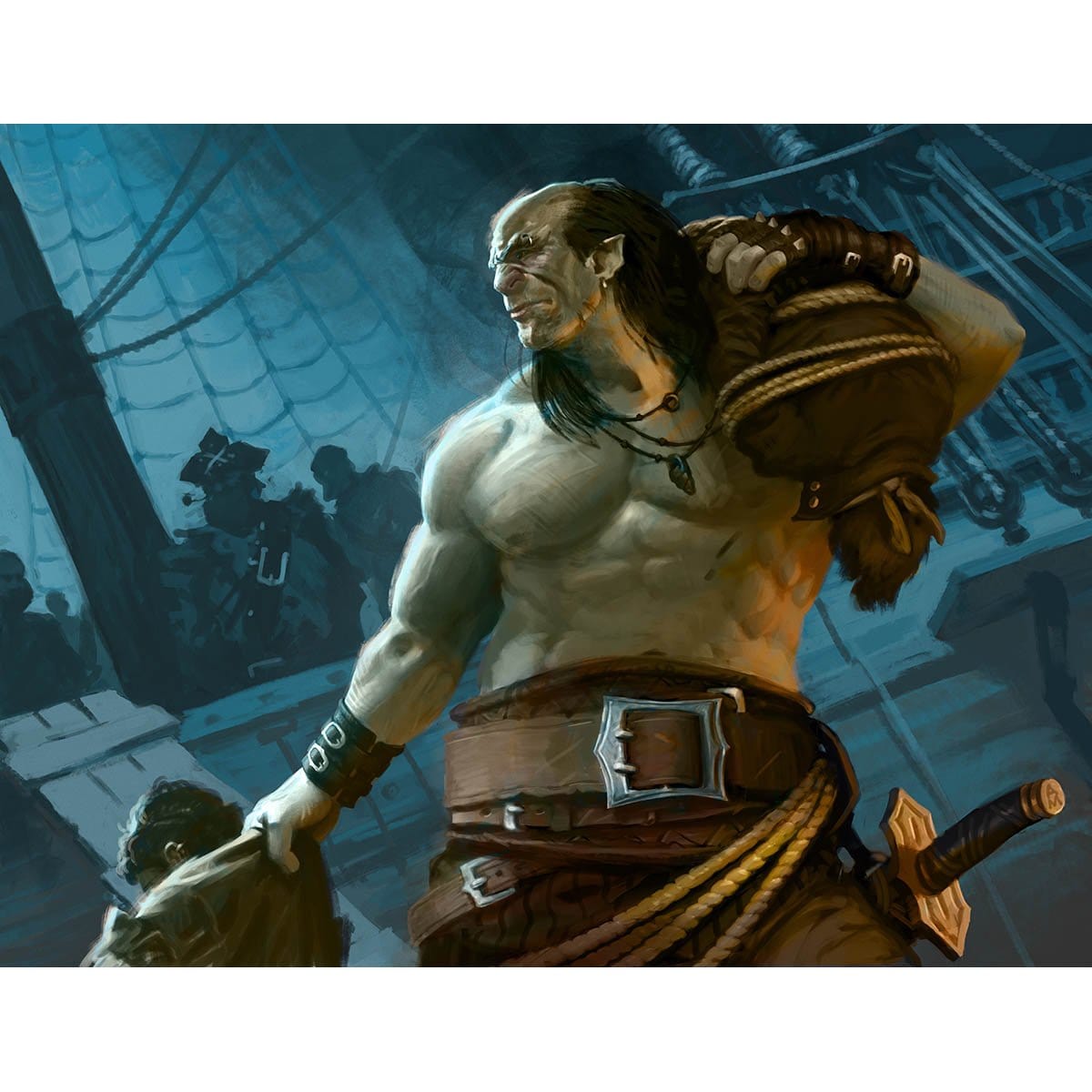 Ruthless Knave Print - Print - Original Magic Art - Accessories for Magic the Gathering and other card games