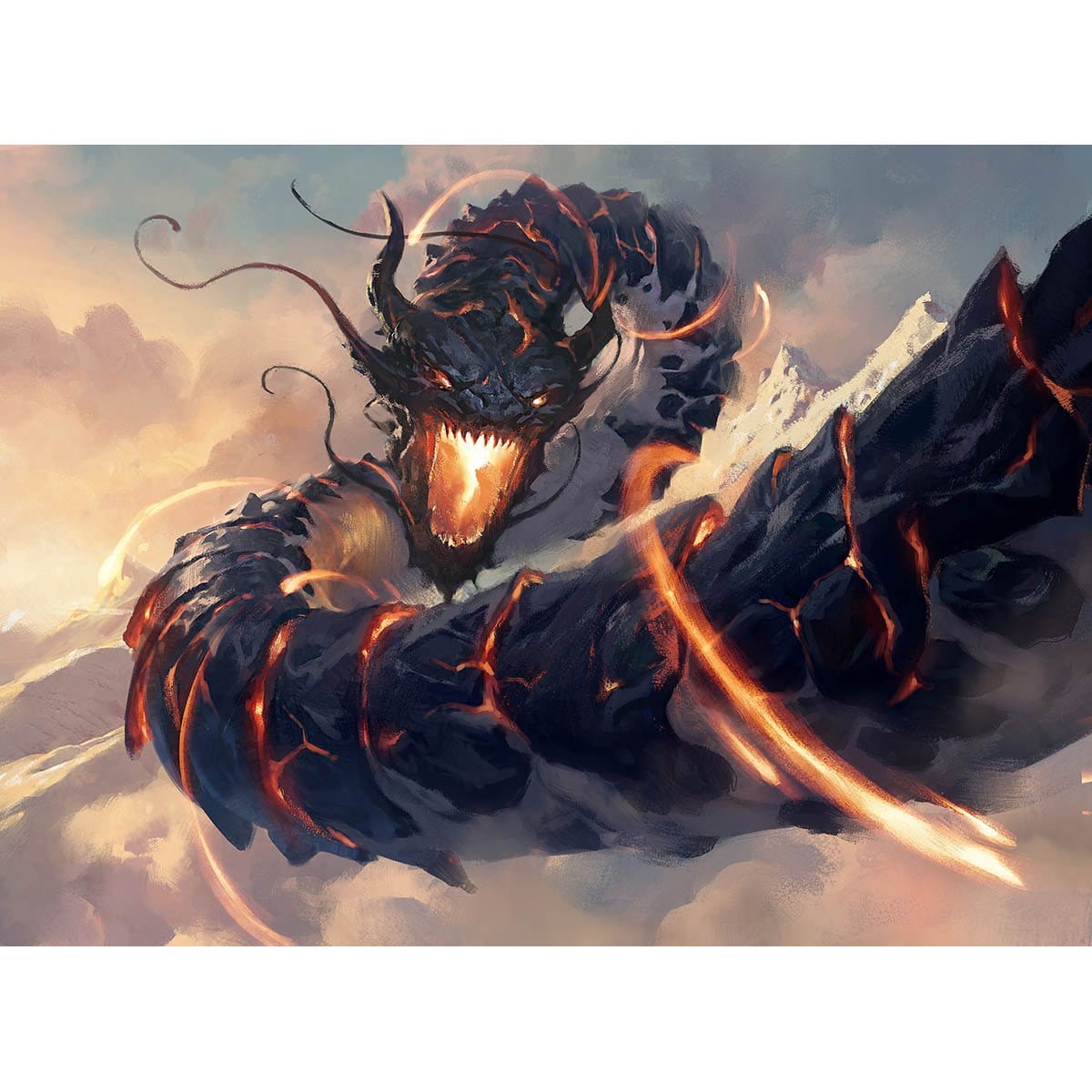 Ryusei, the Falling Star Print - Print - Original Magic Art - Accessories for Magic the Gathering and other card games