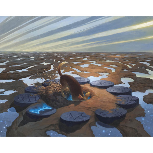 Dig Through Time Print - Original Magic Art