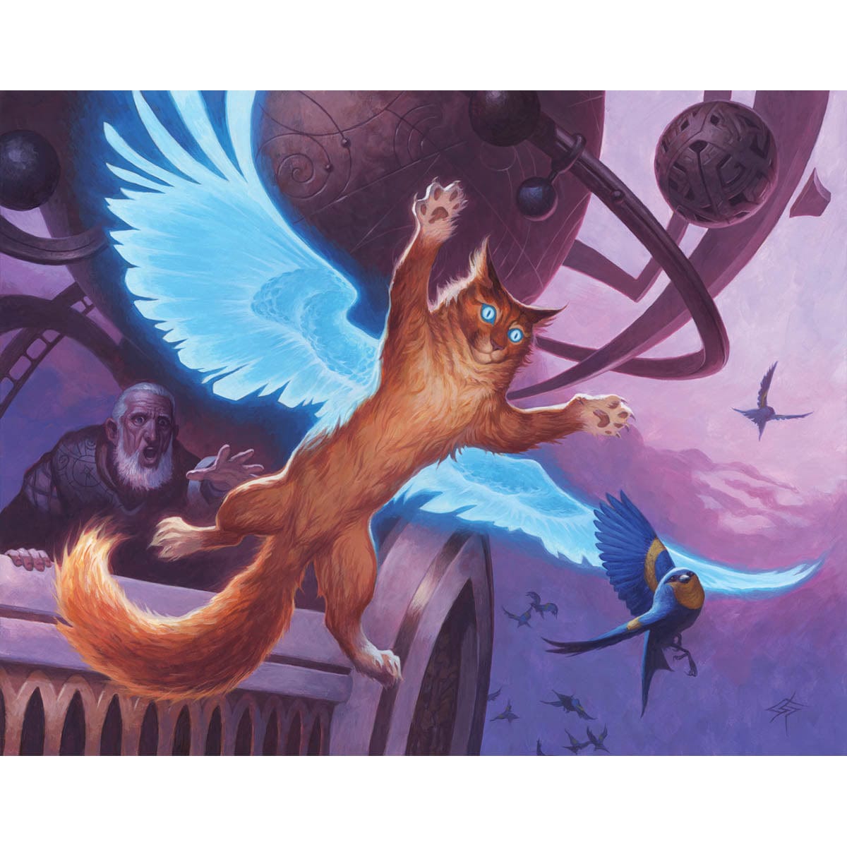 Arcane Flight Print - Original Magic Art Arcane Flight Print - Original Magic Art