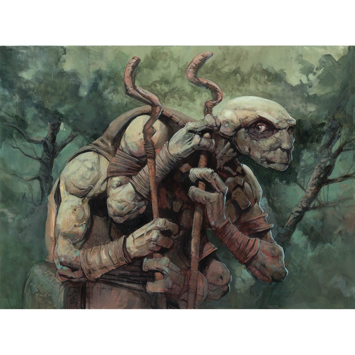 mtg cards like sakura tribe elder Sakura-Tribe Elder Print