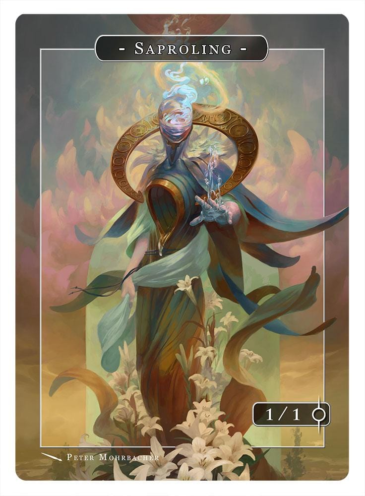 Saproling Token (1/1) by Peter Mohrbacher