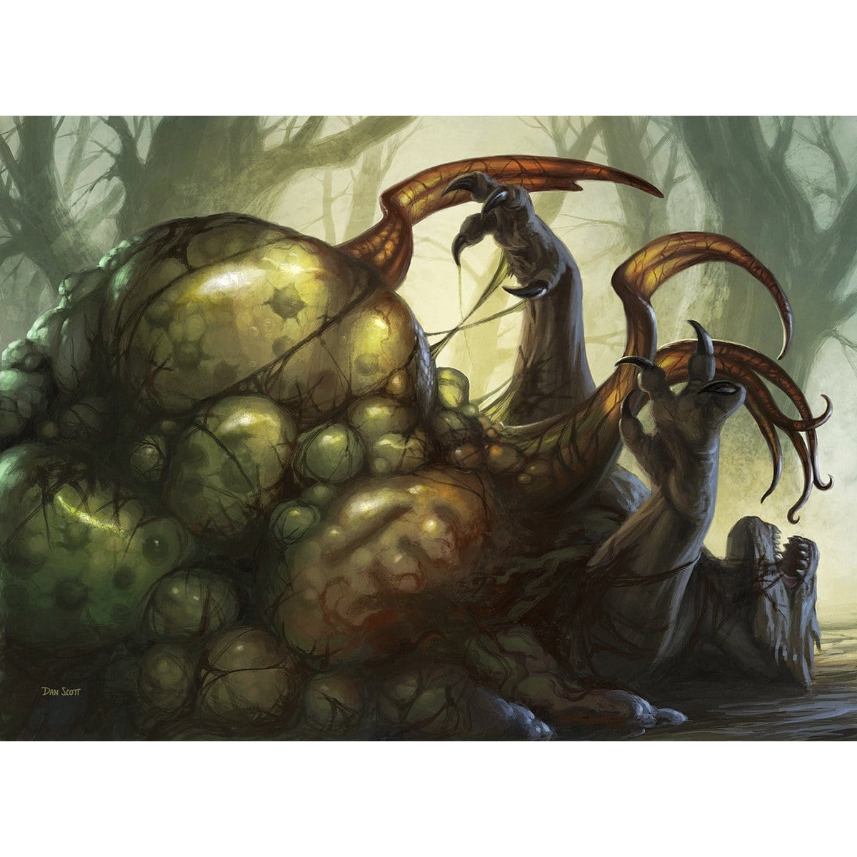 Scavenging Ooze Print - Print - Original Magic Art - Accessories for Magic the Gathering and other card games