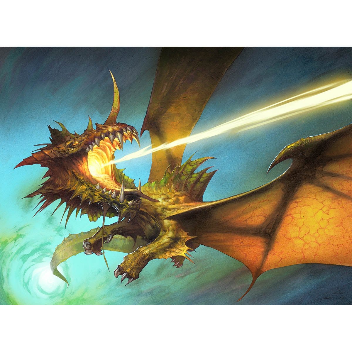 Scion of the Ur-Dragon Print - Print - Original Magic Art - Accessories for Magic the Gathering and other card games