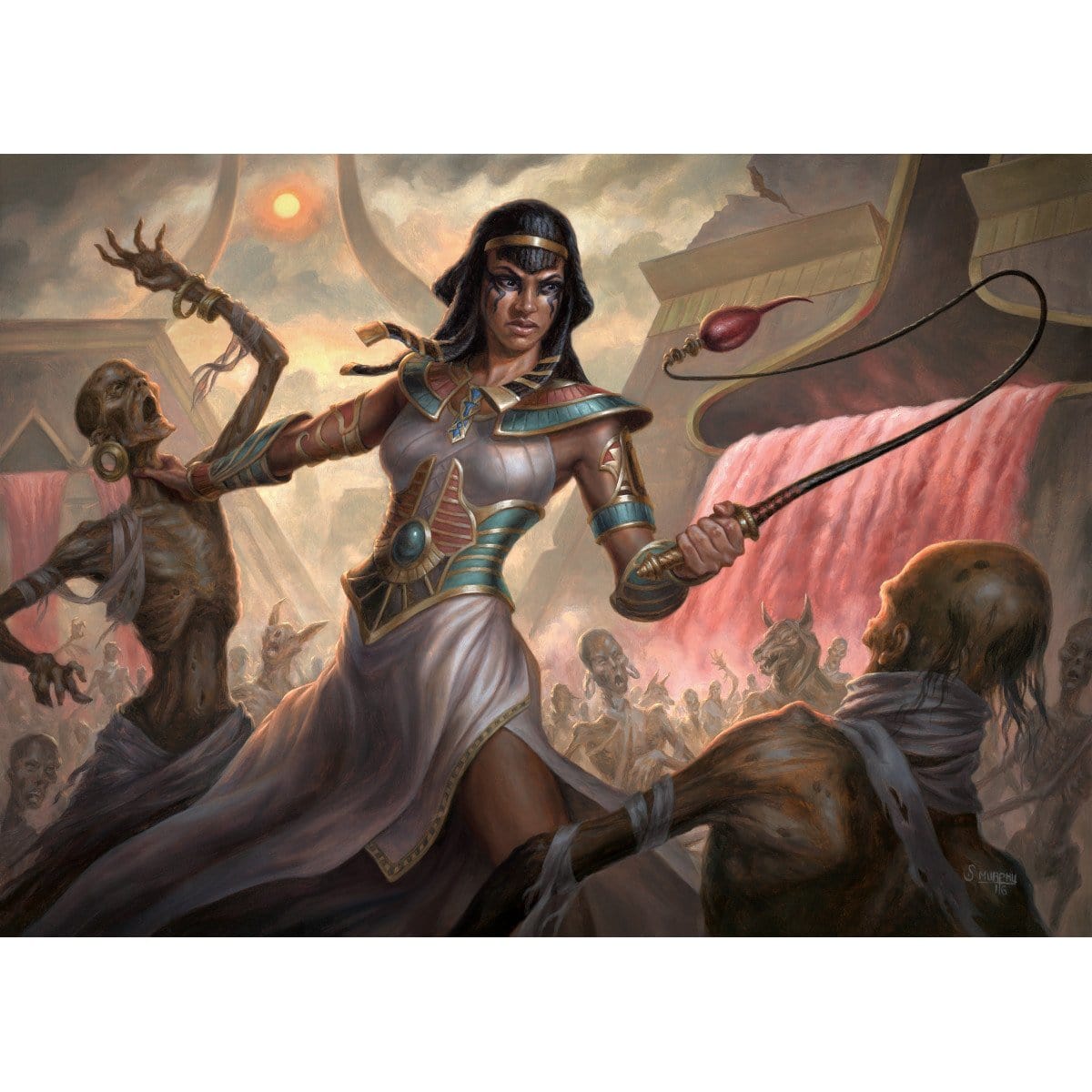 Hour of Devastation Tagged "Black" - Original Magic Art Hour of Devastation Tagged "Black" - Original Magic Art