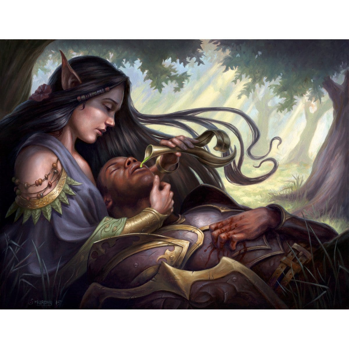 Benefactor&#39;s Draught Print - Print - Original Magic Art - Accessories for Magic the Gathering and other card games