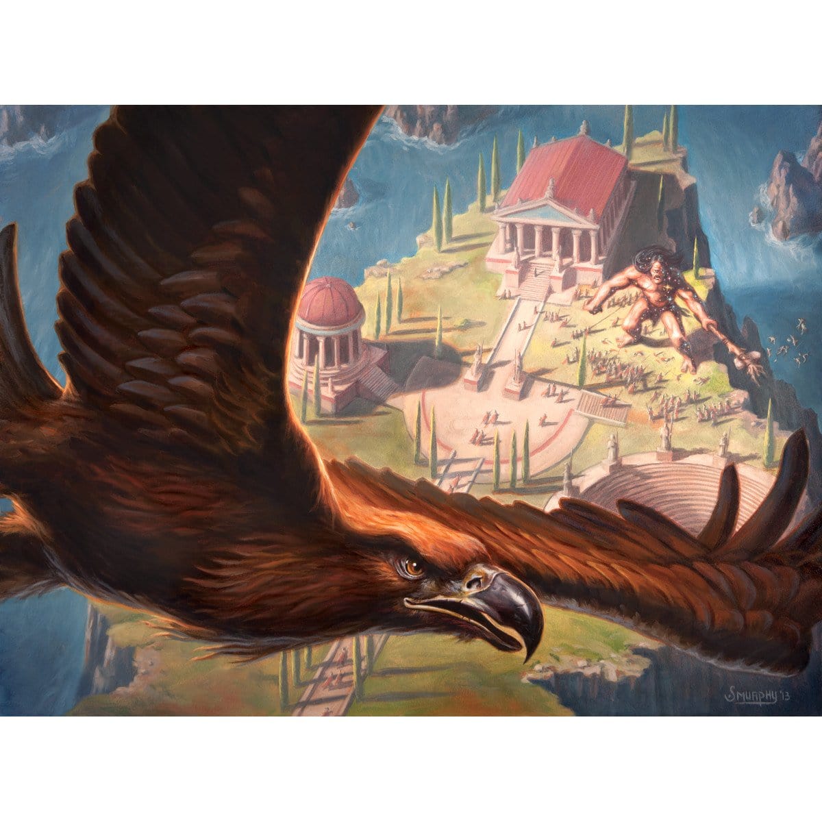 Eagle of the Watch Print - Print - Original Magic Art - Accessories for Magic the Gathering and other card games