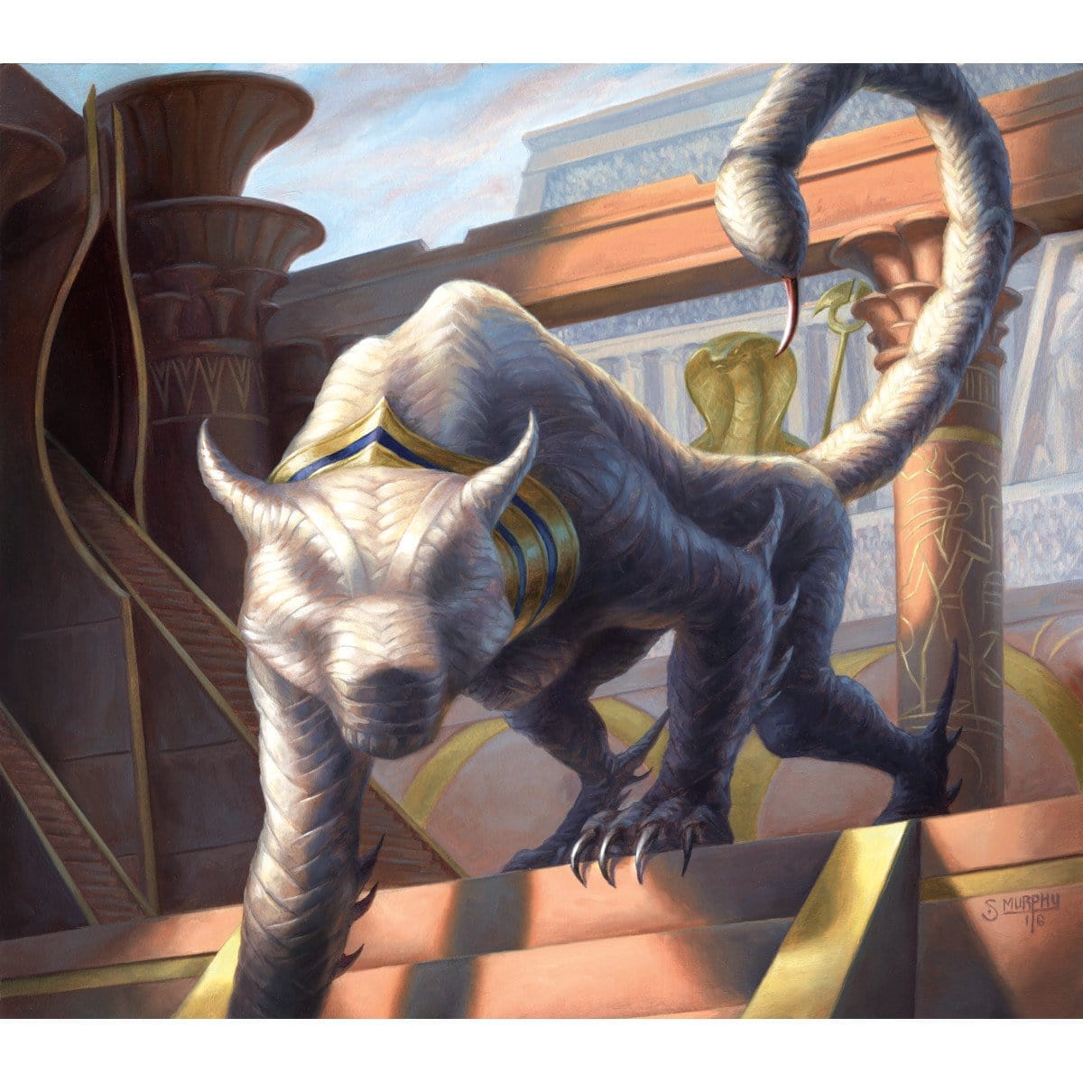 Heart-Piercer Manticore (Emblamed) Print - Original Magic Art